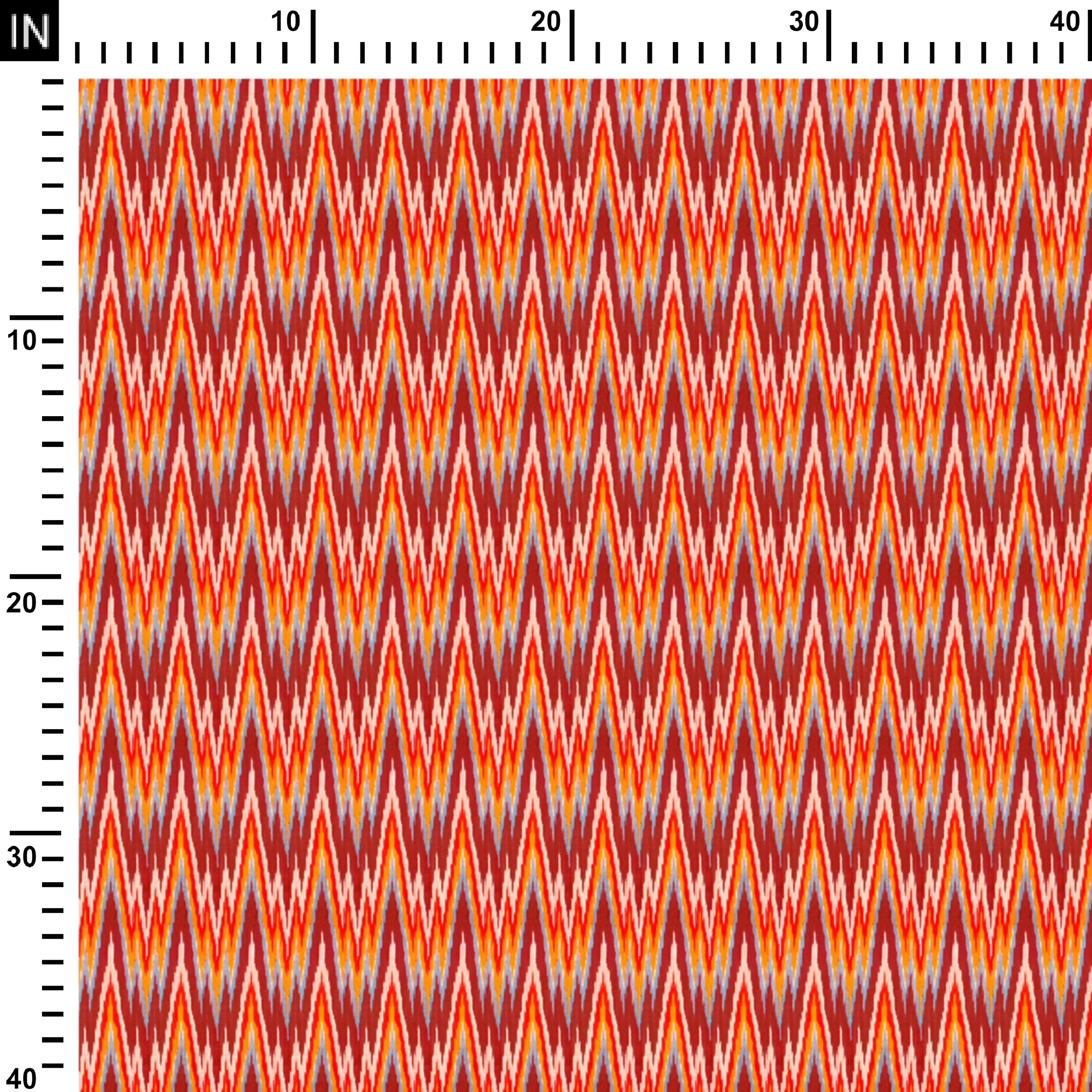 Multicolor ikat