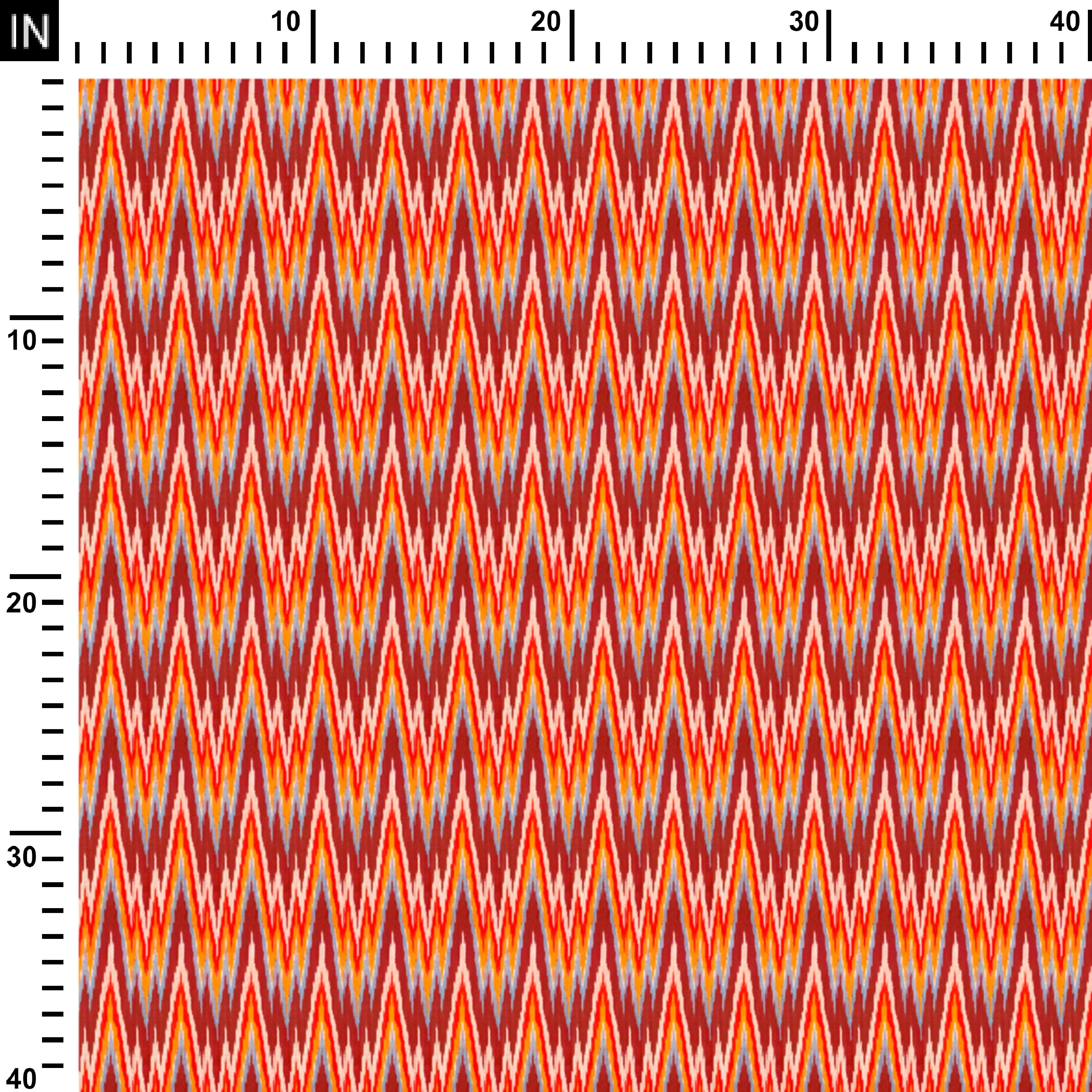 Multicolor ikat