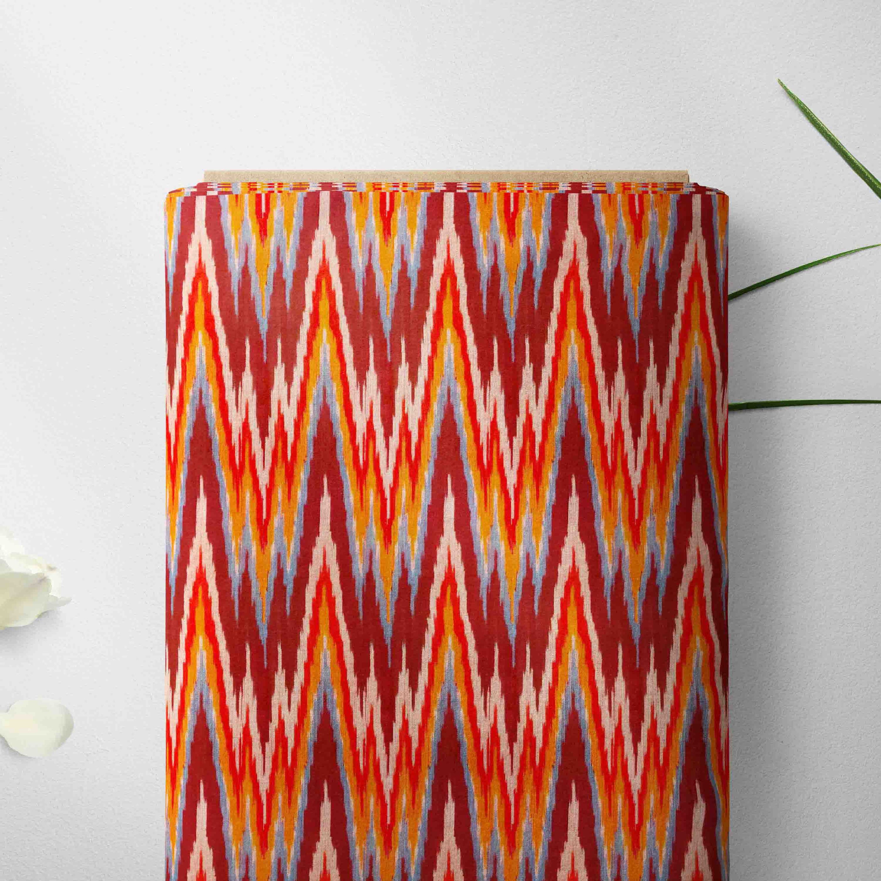 Multicolor ikat