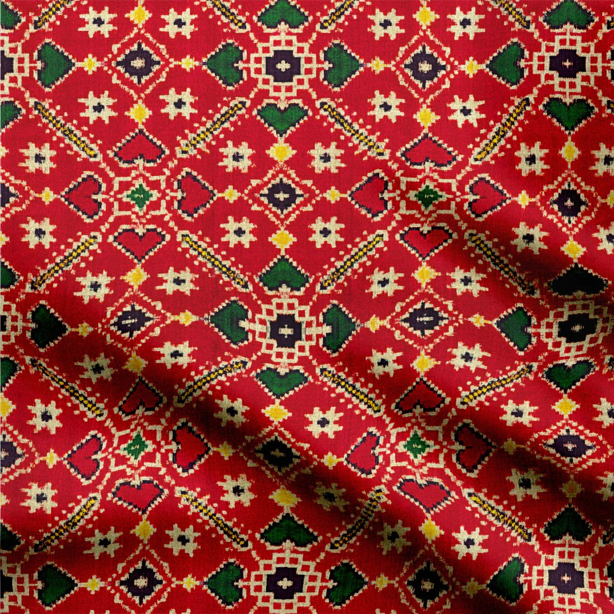 Red Designer Patola