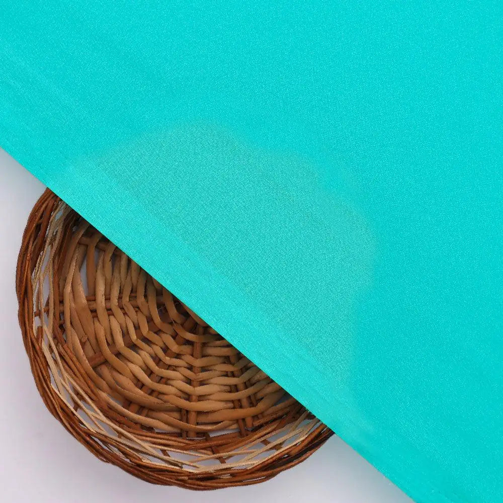 Green Plain American Crepe Solid Fabric