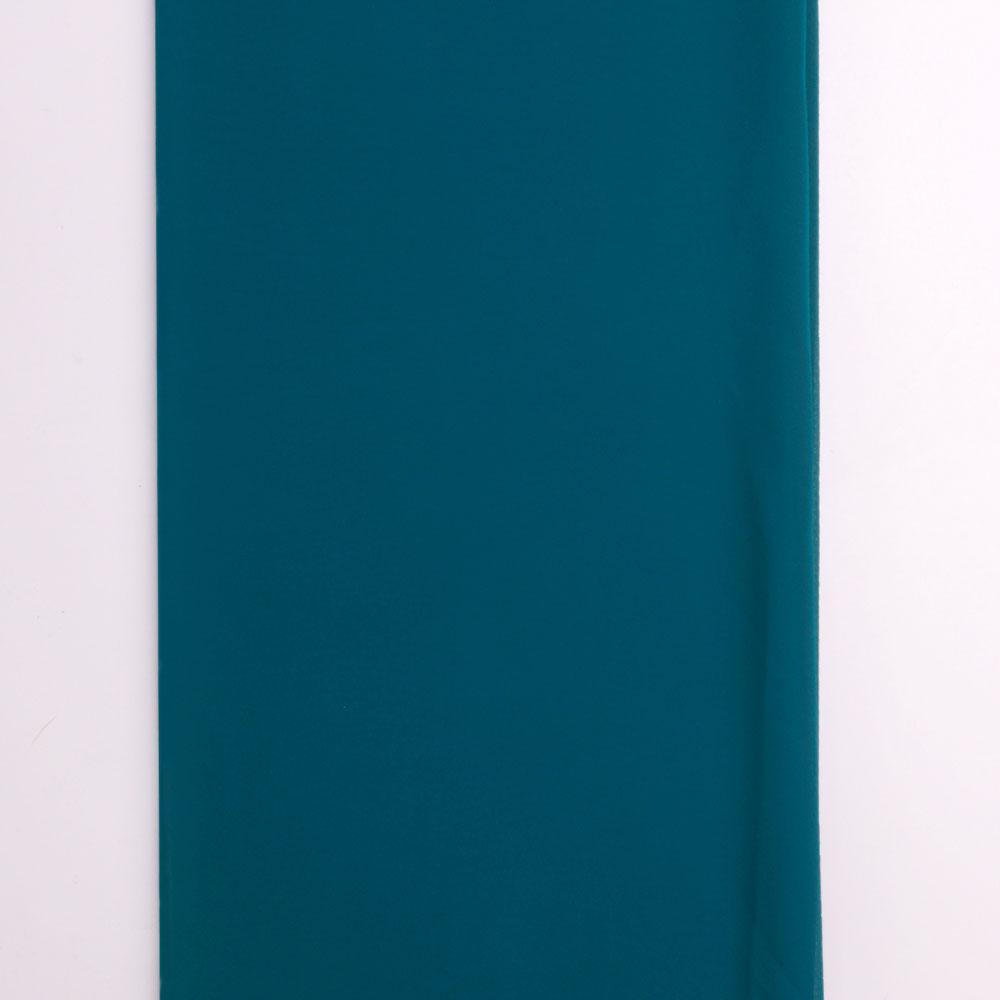 Blue Plain Georgette Solid Fabric