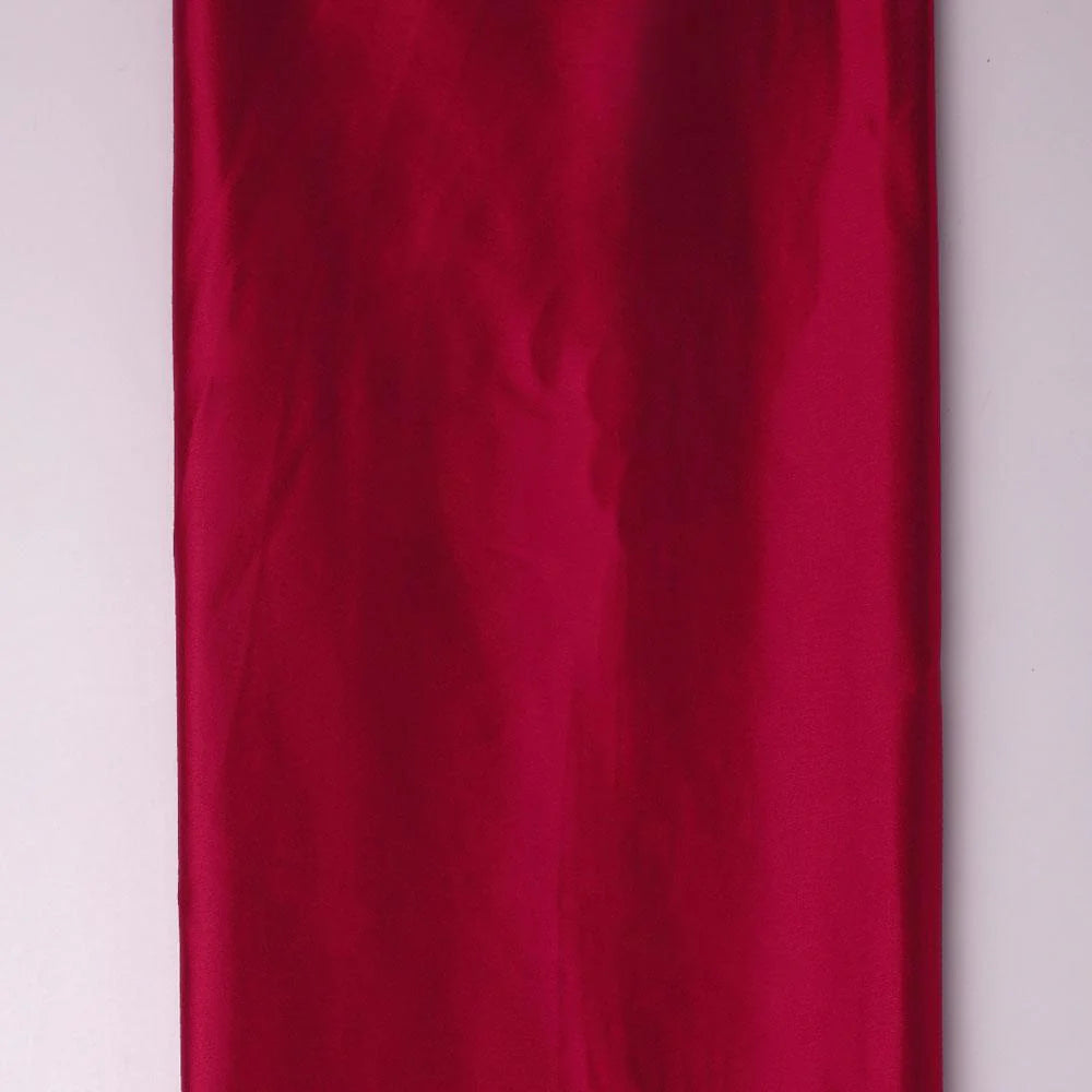 Maroon Plain Japan Satin Solid Fabric