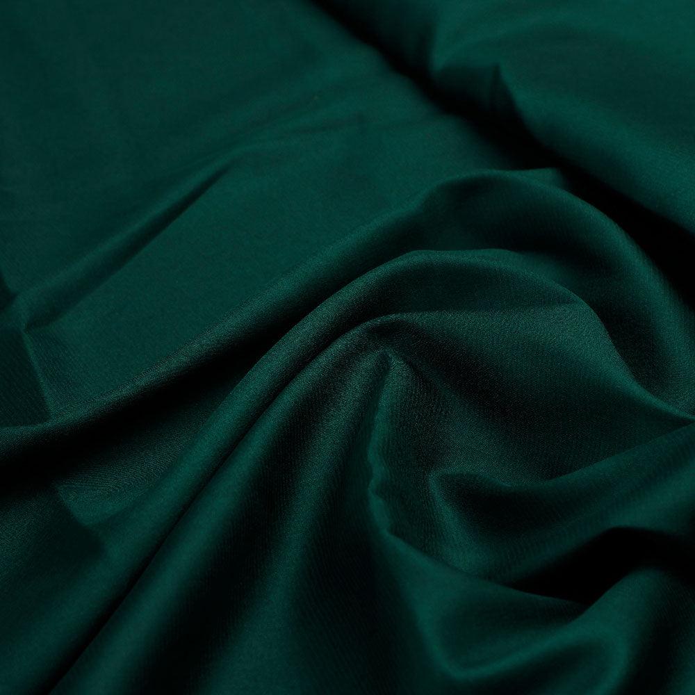 Green Plain Japan Satin Solid Fabric