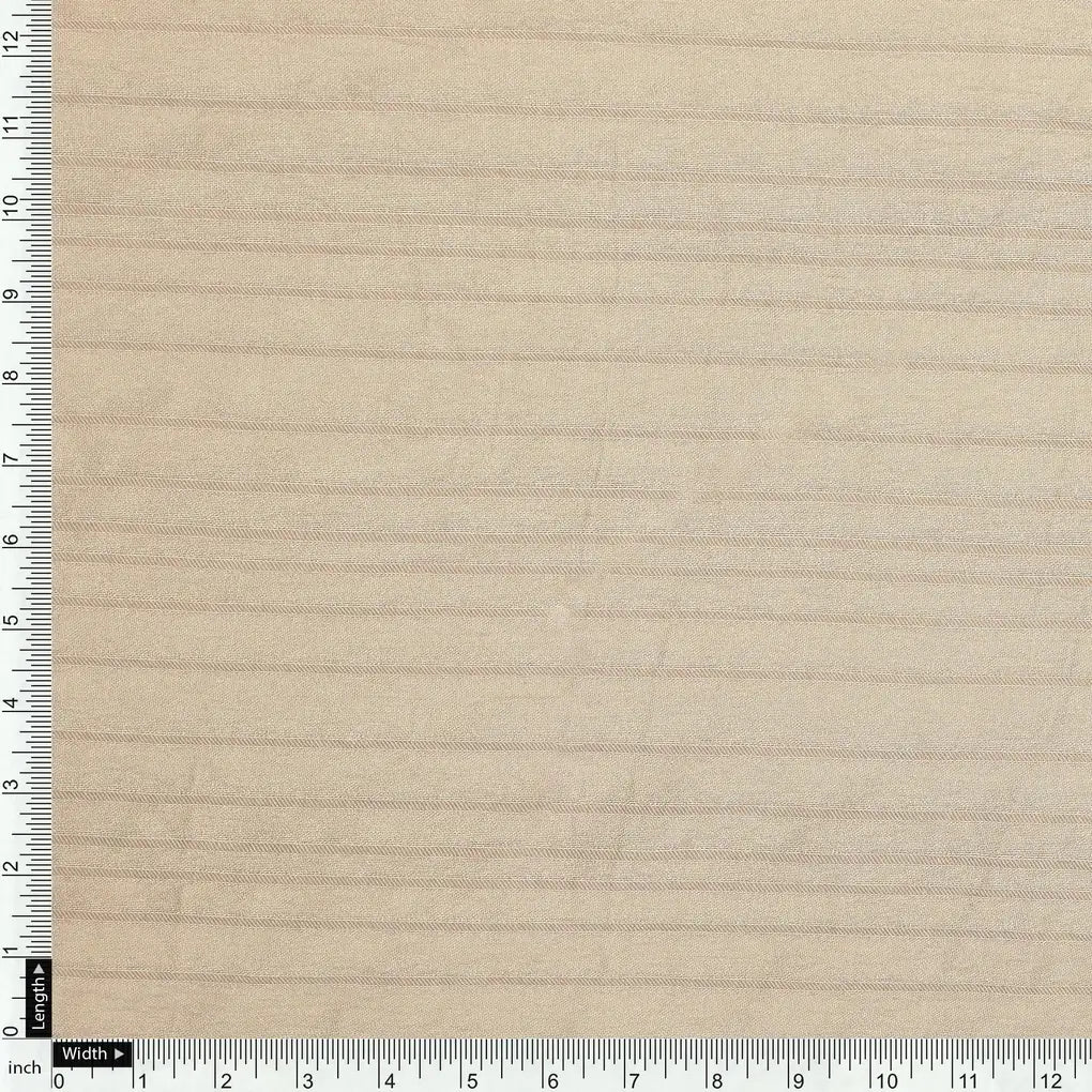 Gray Colour Pin Stripes Self Patterned Dyed Fabric