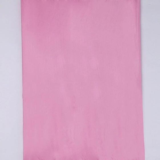 Pink Colour Pure Upada Plain Dyed Fabric SKU: PLUS-0-PL1907-110