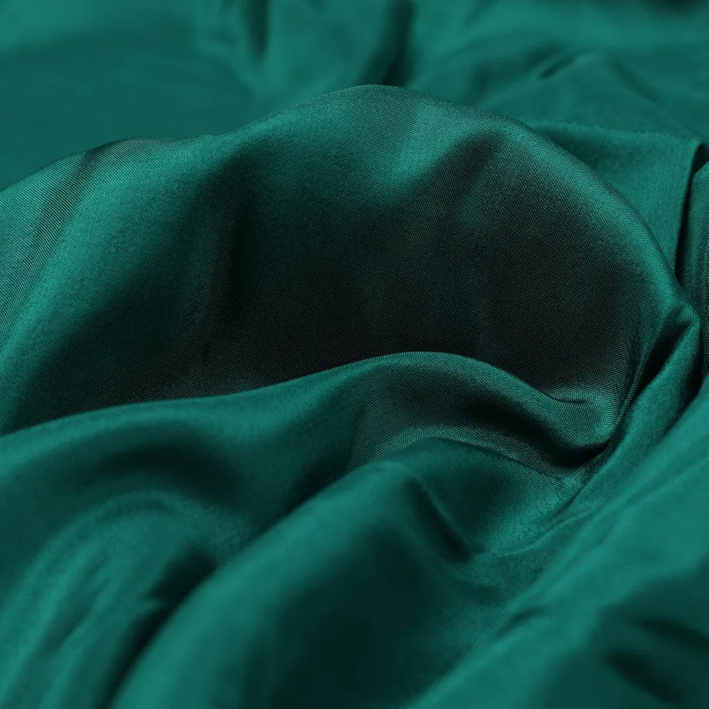 Bottel Green Colour Pure Upada Plain Dyed Fabric