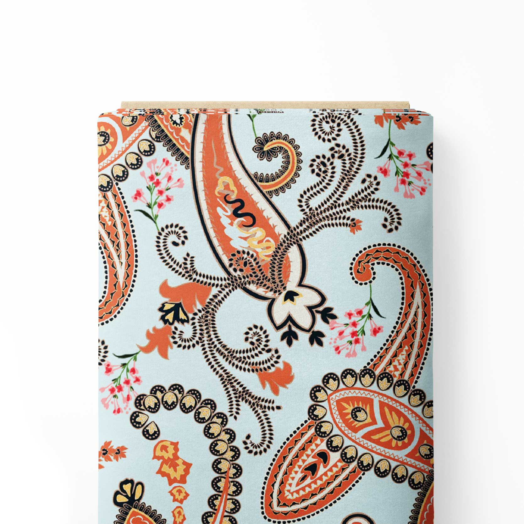 Big paisley beige colors