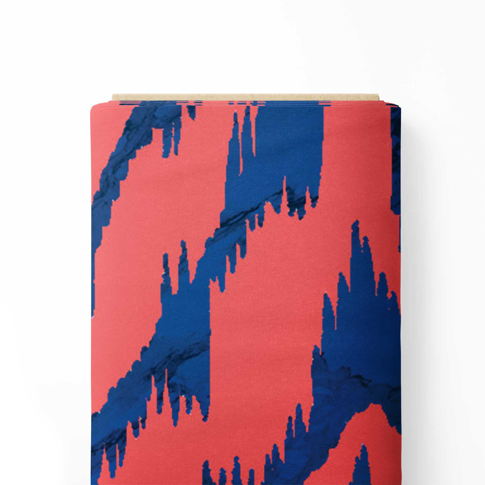 Blue & Red Ikat