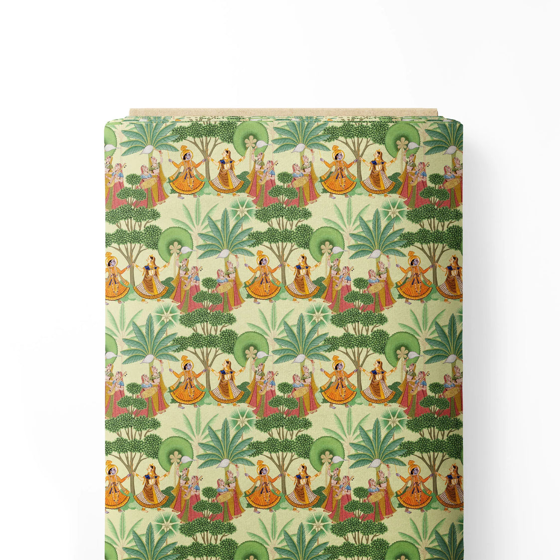 रास लीला हल्का हरा