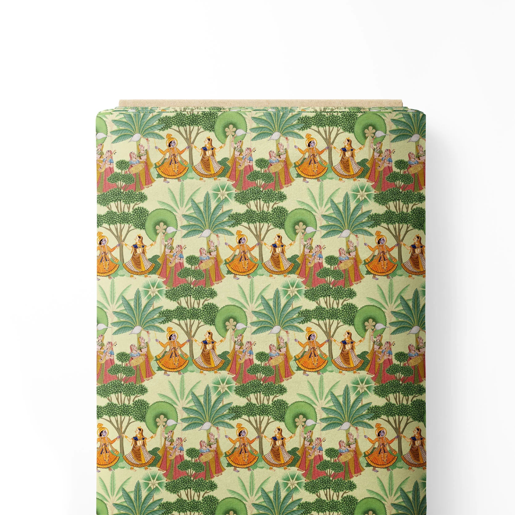 रास लीला हल्का हरा