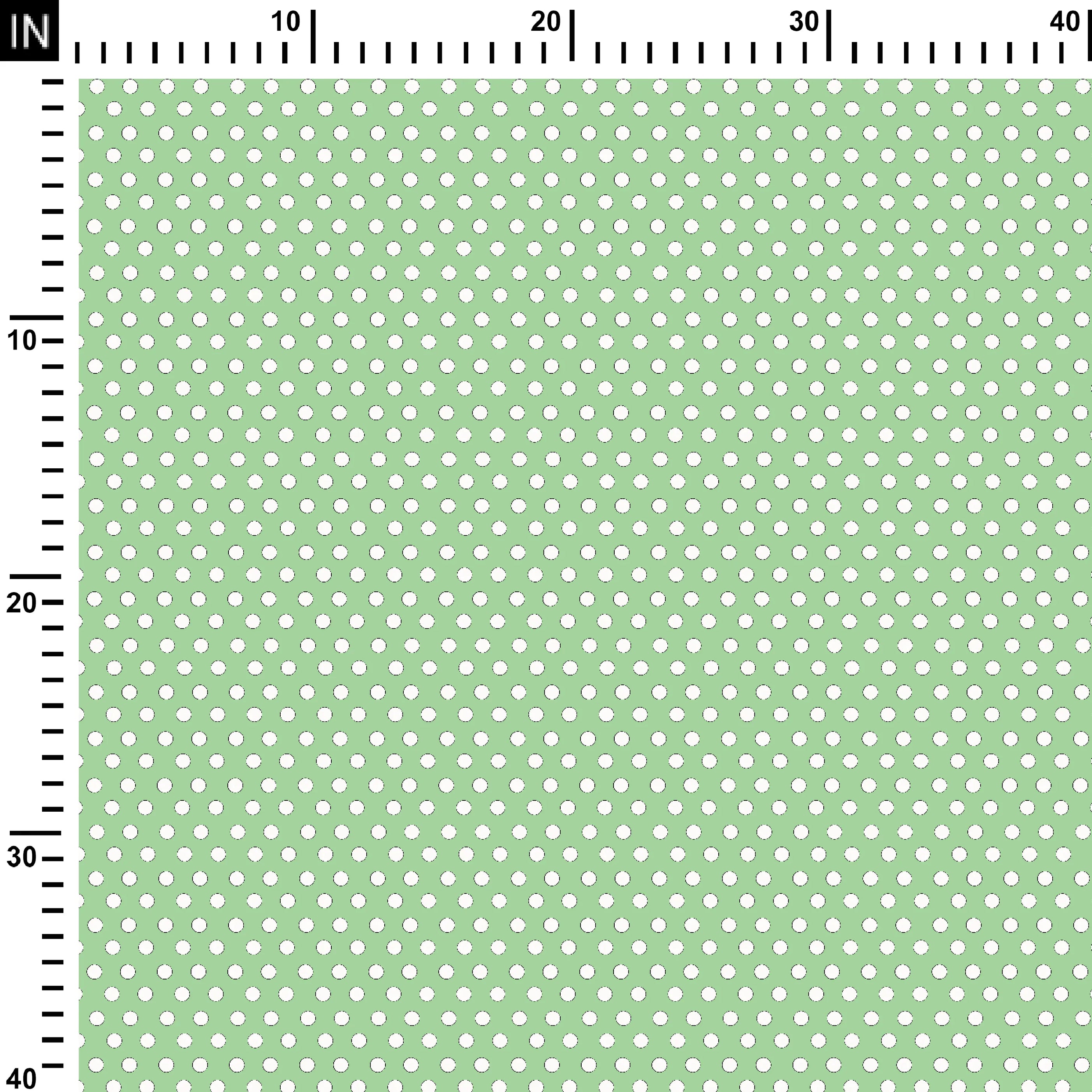 Polka Dot Large Pale Green