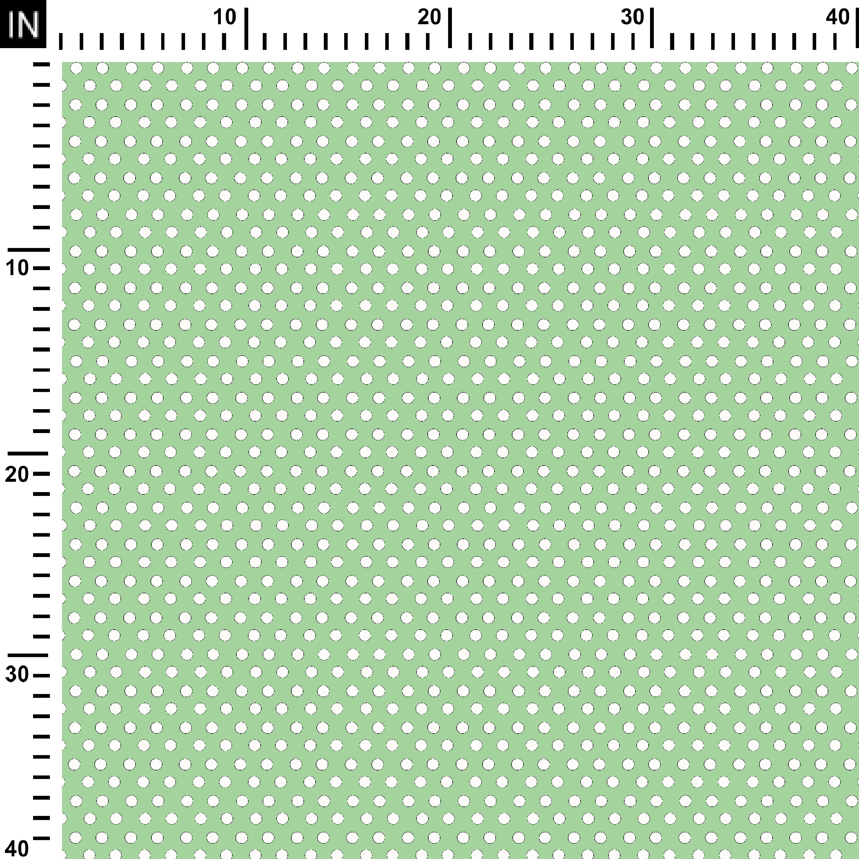 Polka Dot Large Pale Green