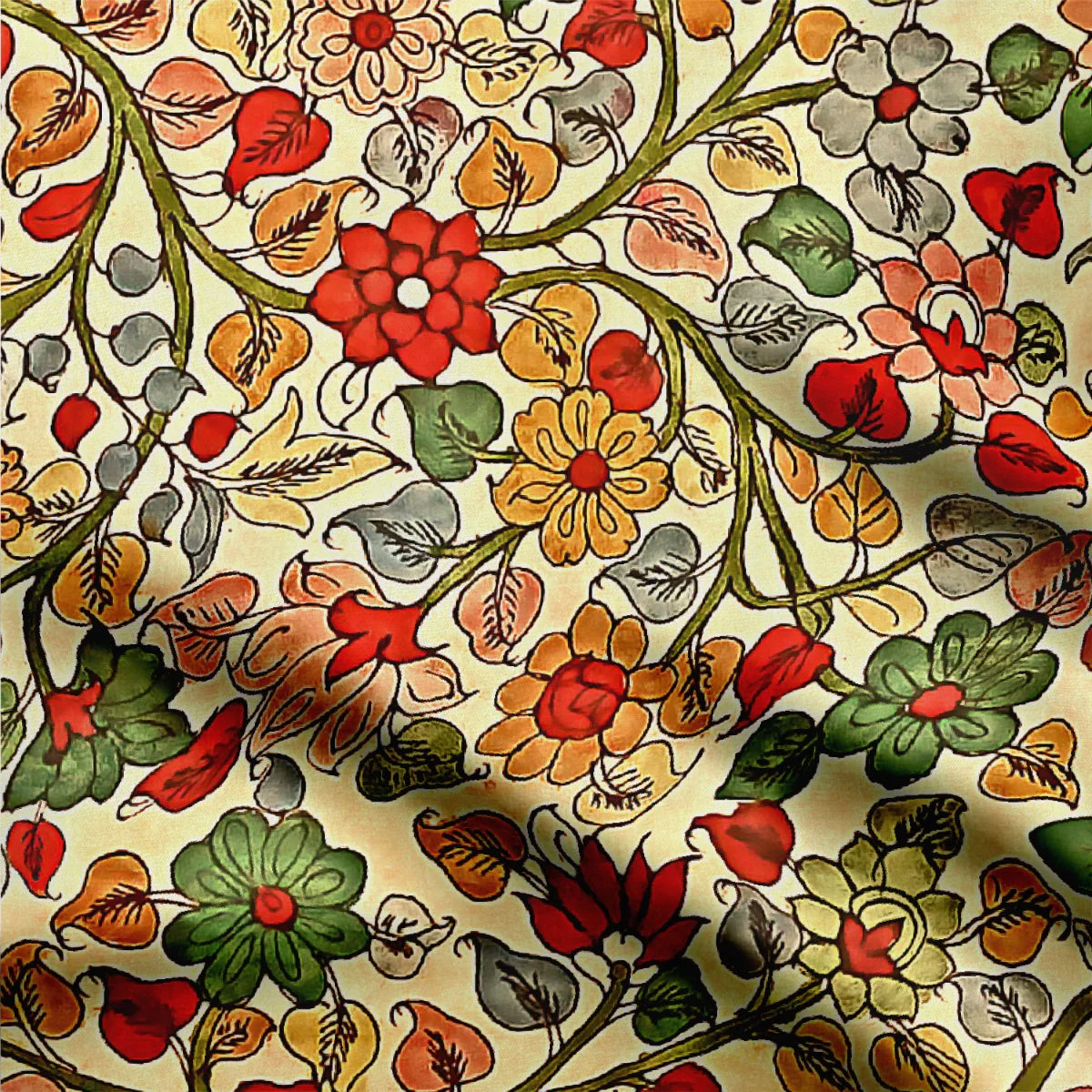 Colorful kalamkari