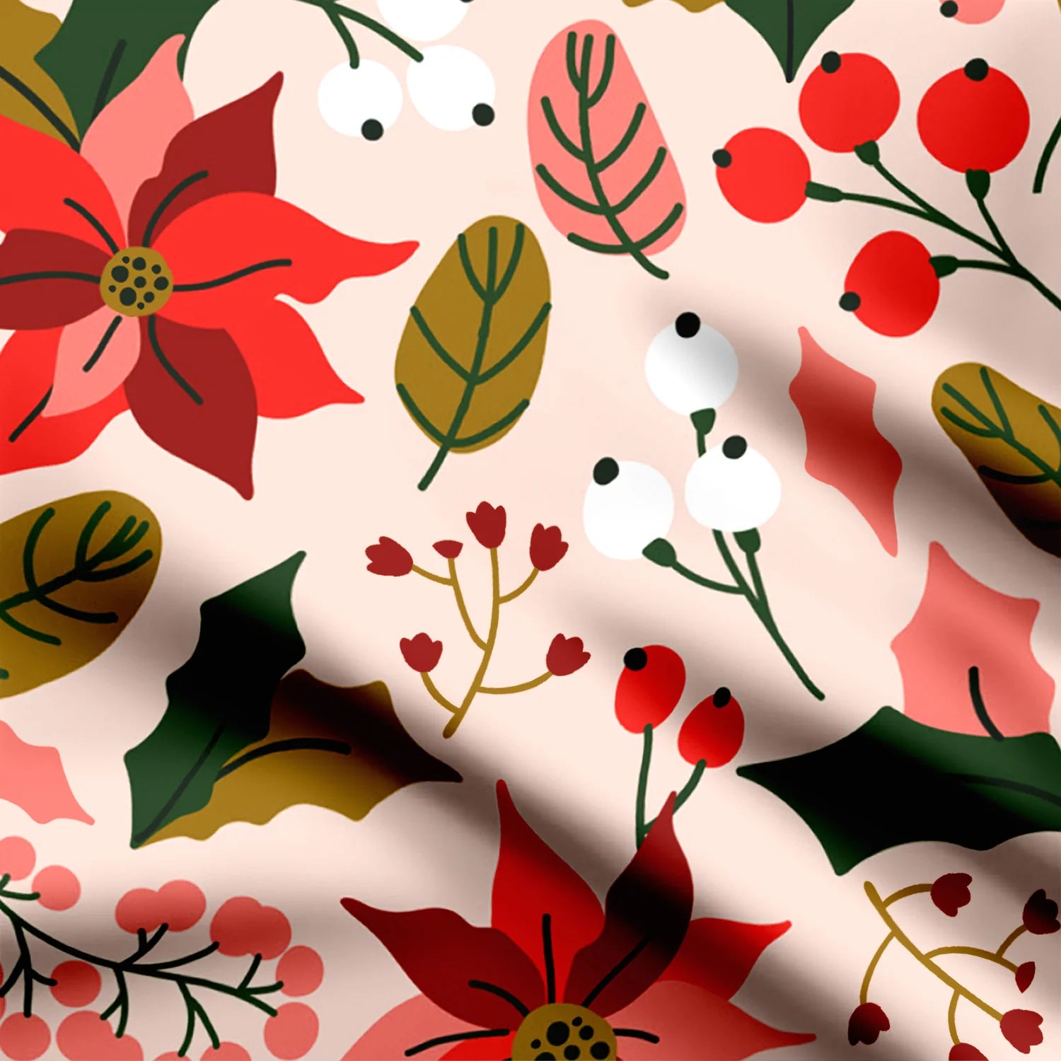 Kalamkari Paisley affair Print Fabric