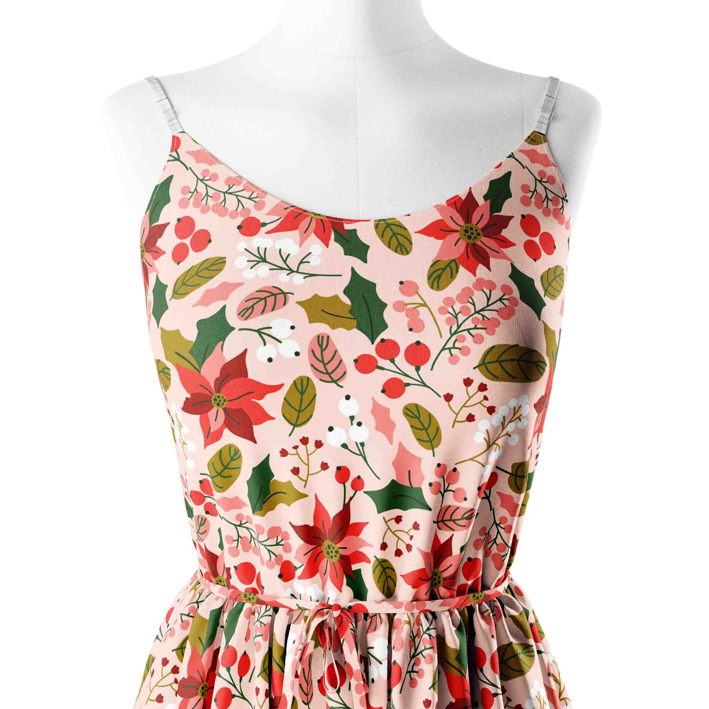 Kalamkari Paisley affair Print Fabric