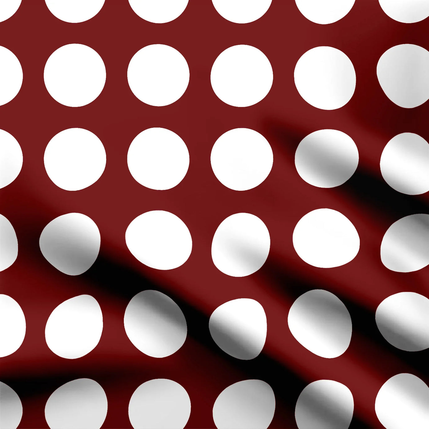 Polka Dot Large Maroon