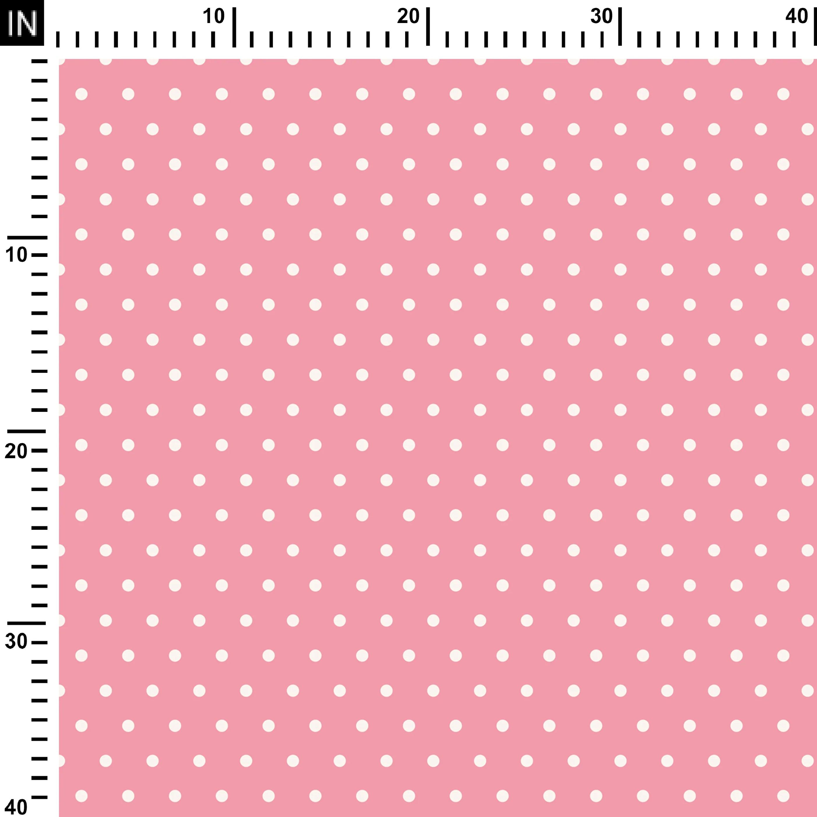 Magic White Polka Dots Pink
