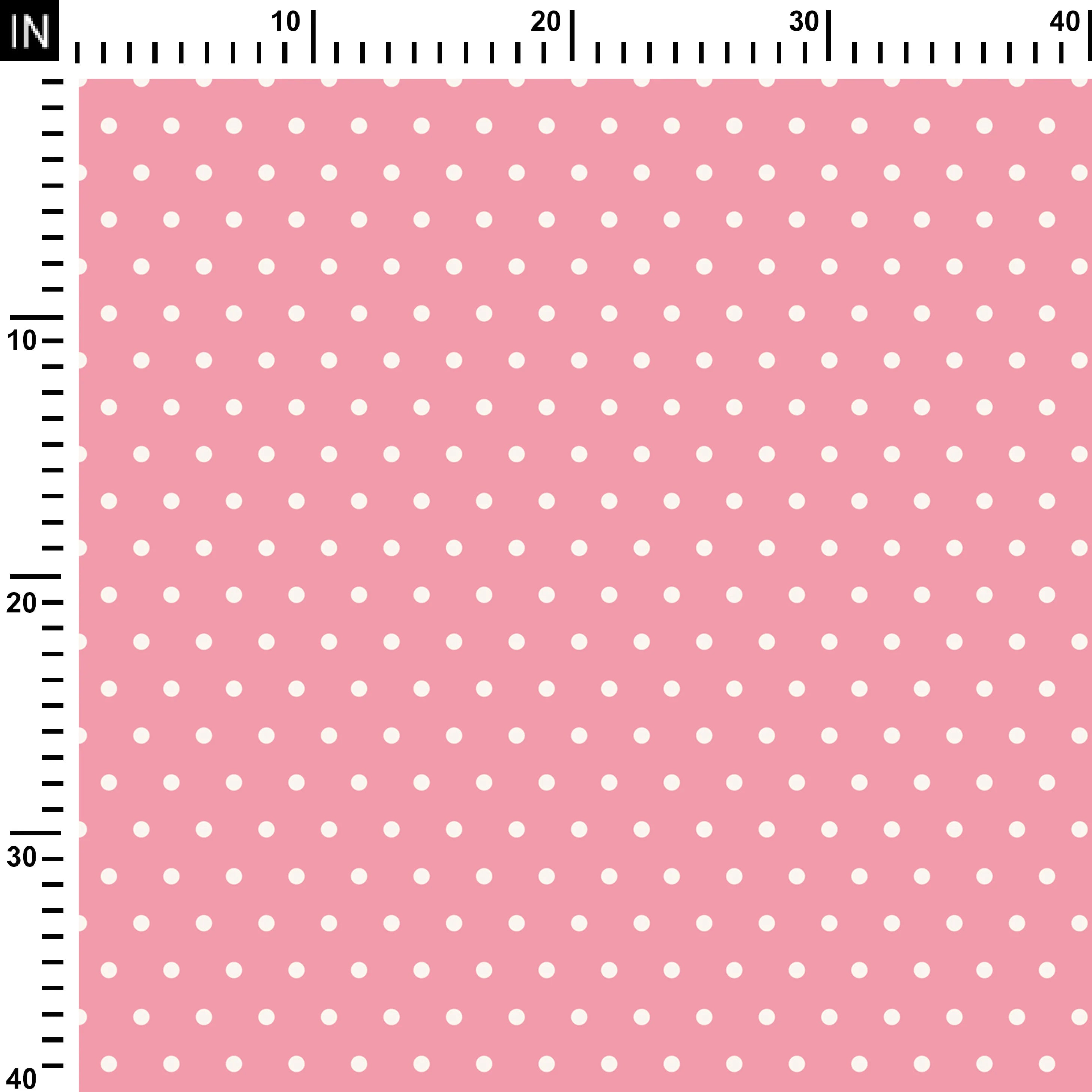 Magic White Polka Dots Pink