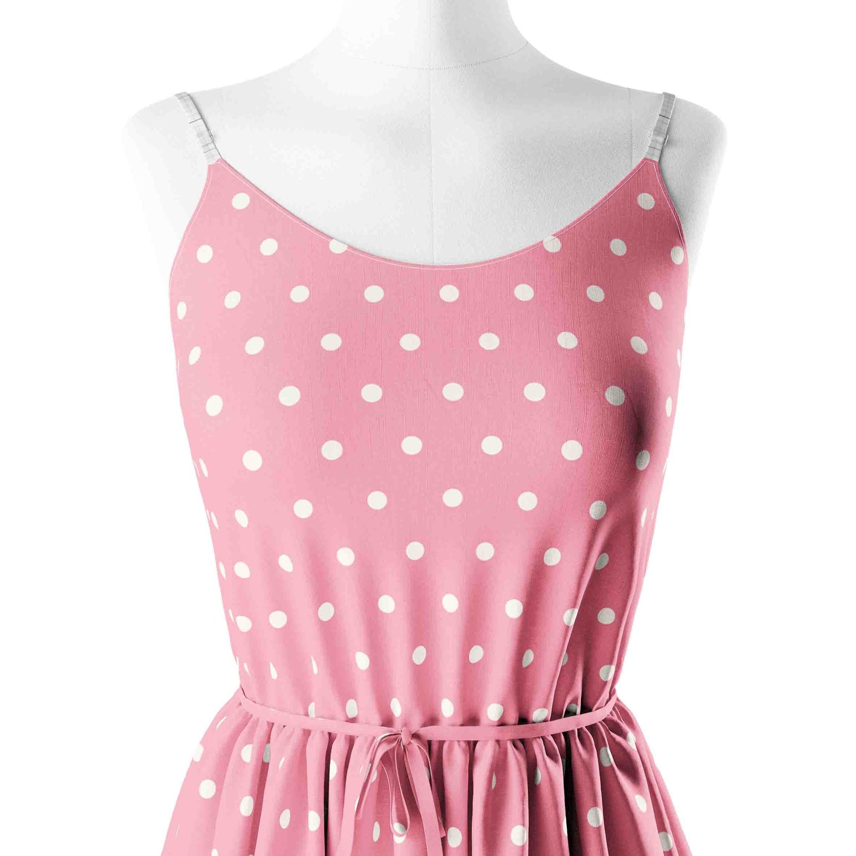 Magic White Polka Dots Pink