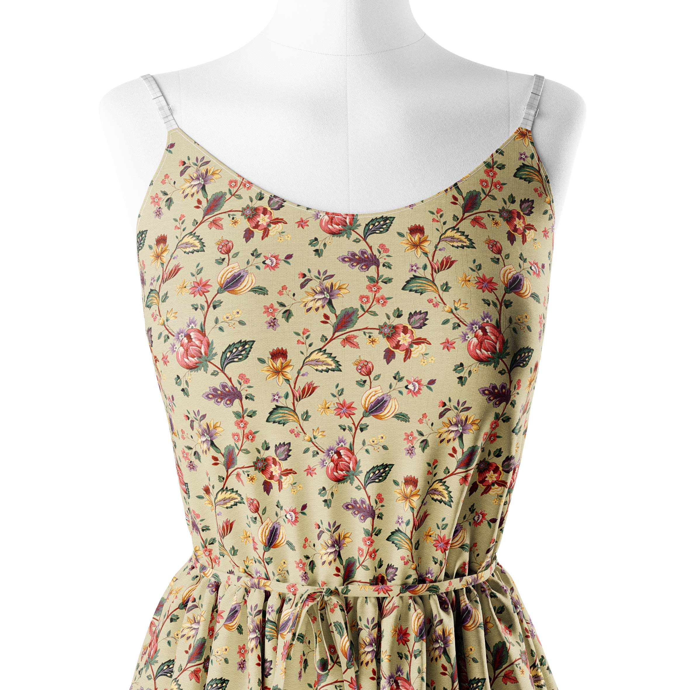 Mint Green Art Floral