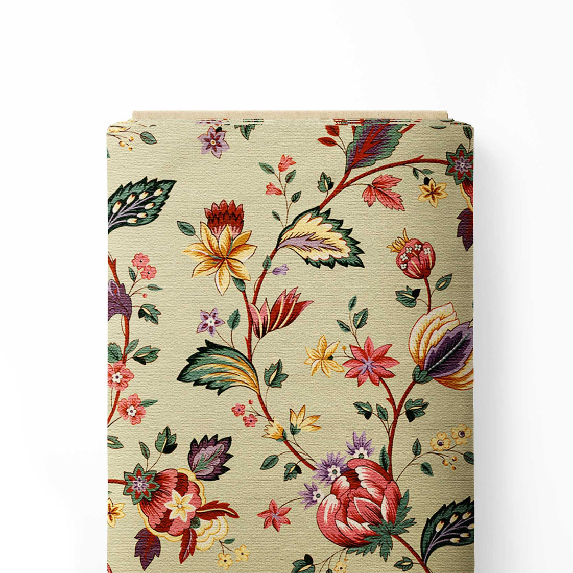 मिंट ग्रीन आर्ट फ्लोरल