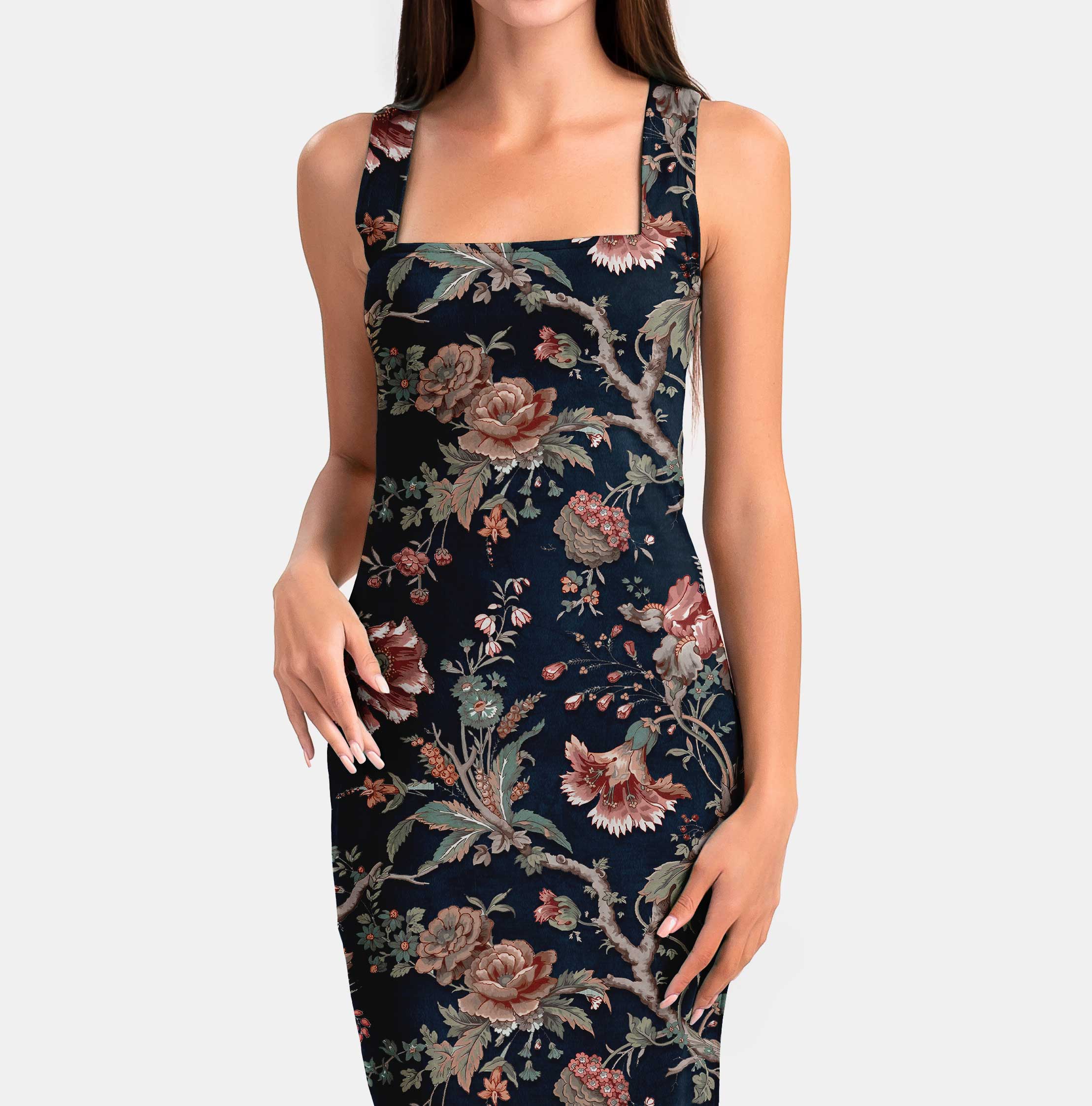 Dark slate Grey Gardenia