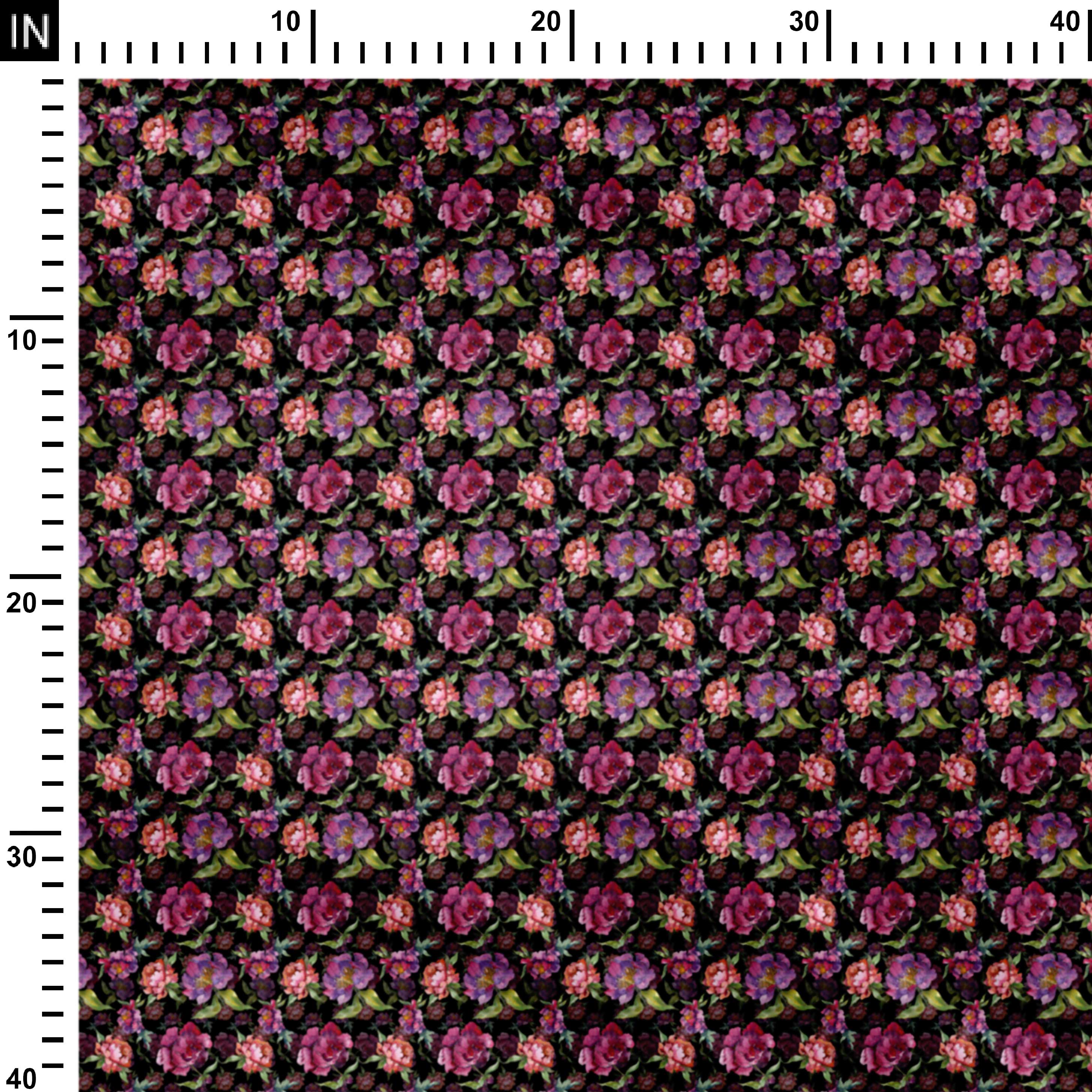 Modern Rose Seamless Pattern