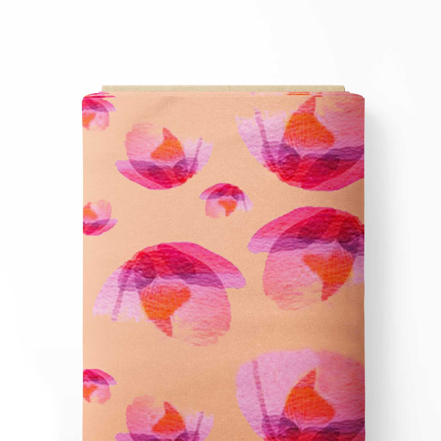 Pink Leaf Print