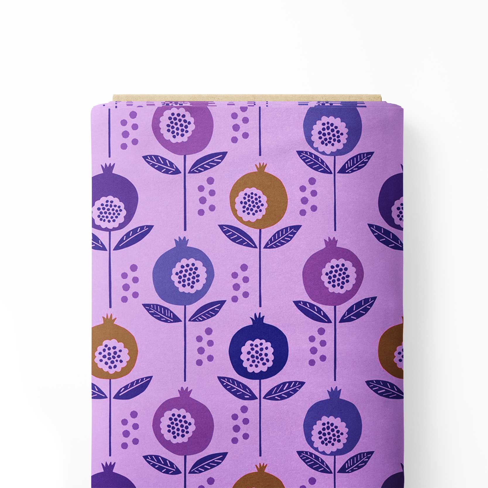 Lilac Panorama Print Fabric