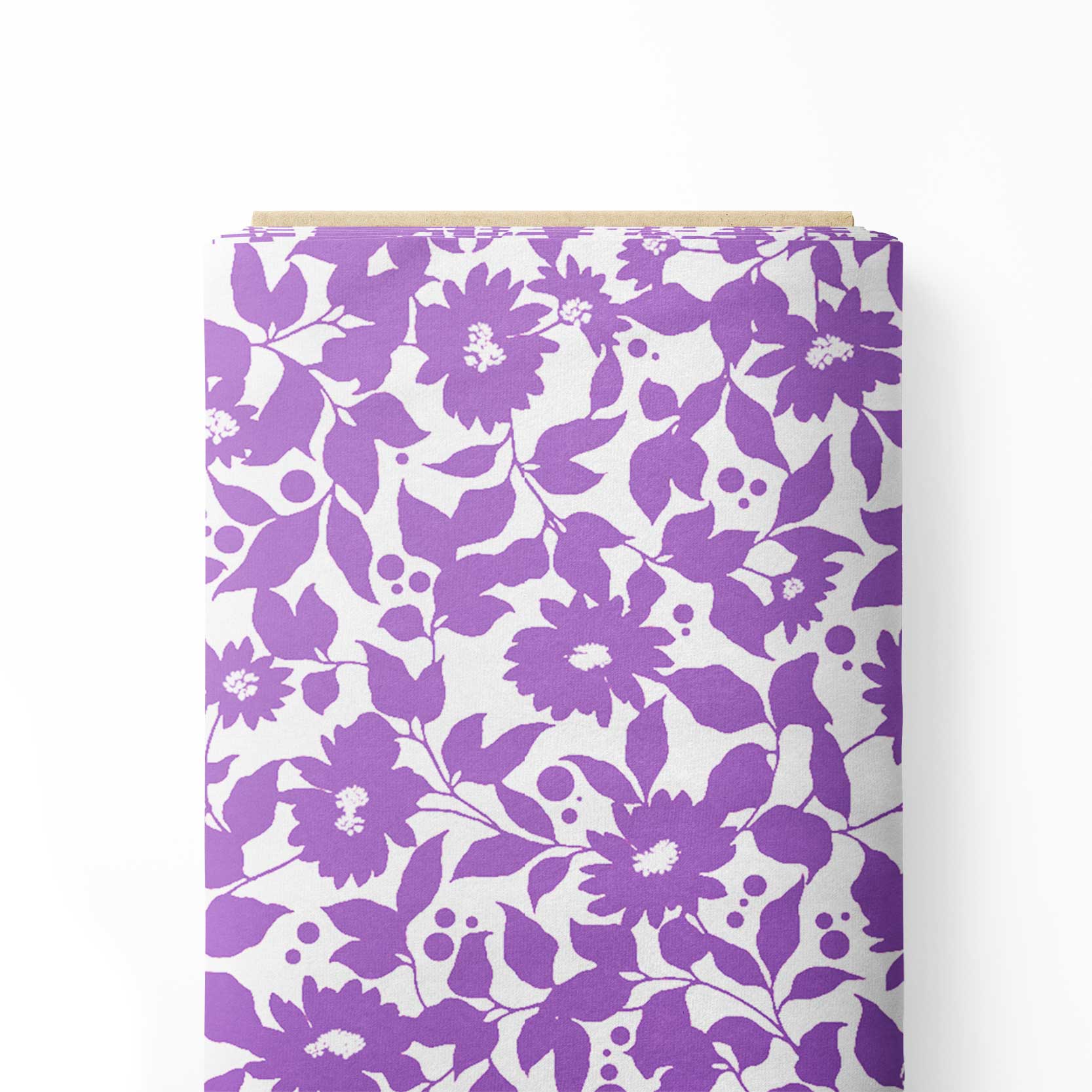 Lavender Bloom Print Fabric