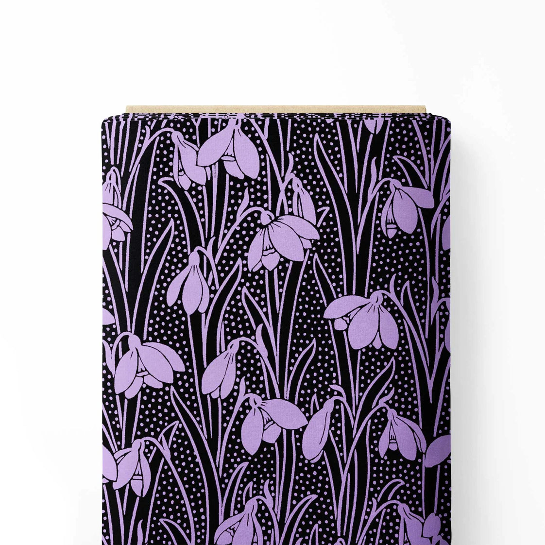 Midnight Bells Print Fabric