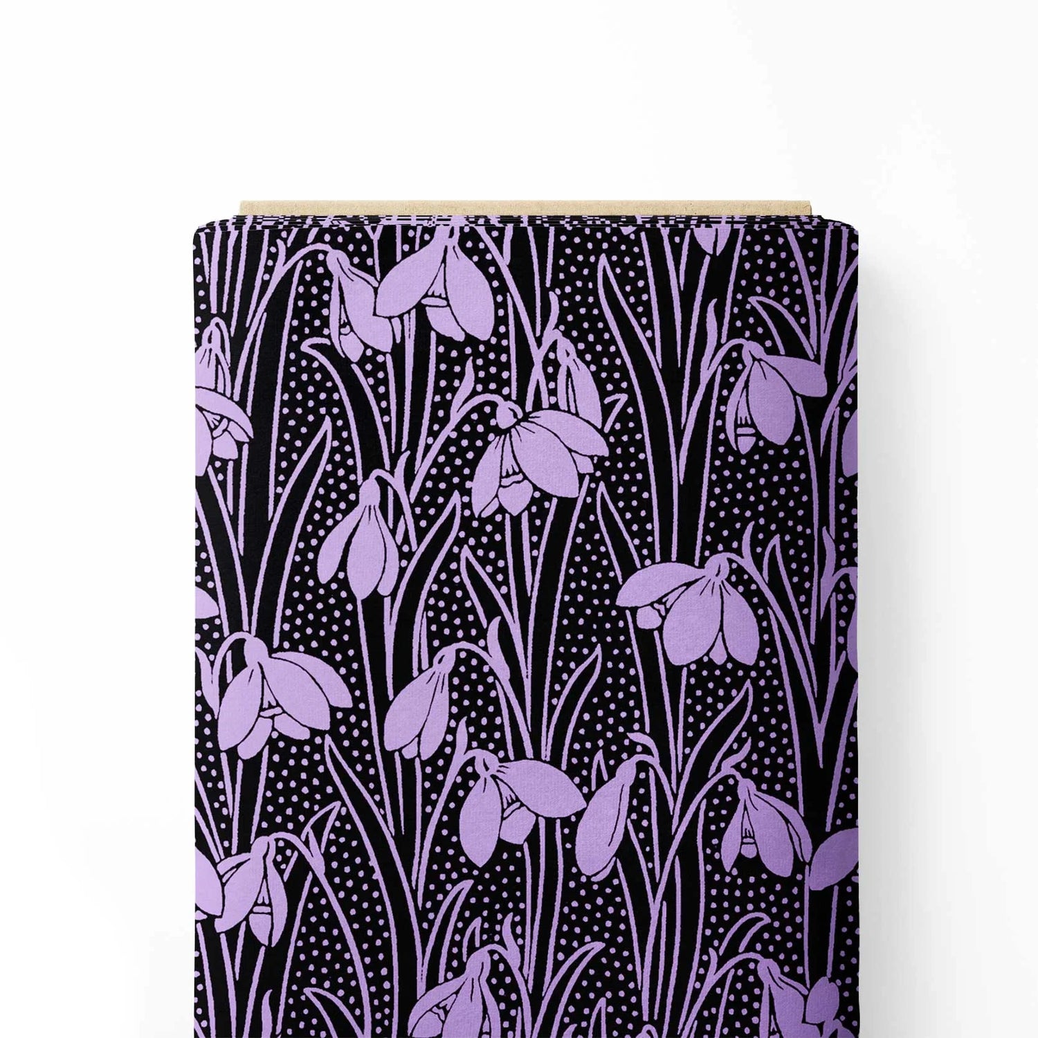 Midnight Bells Print Fabric