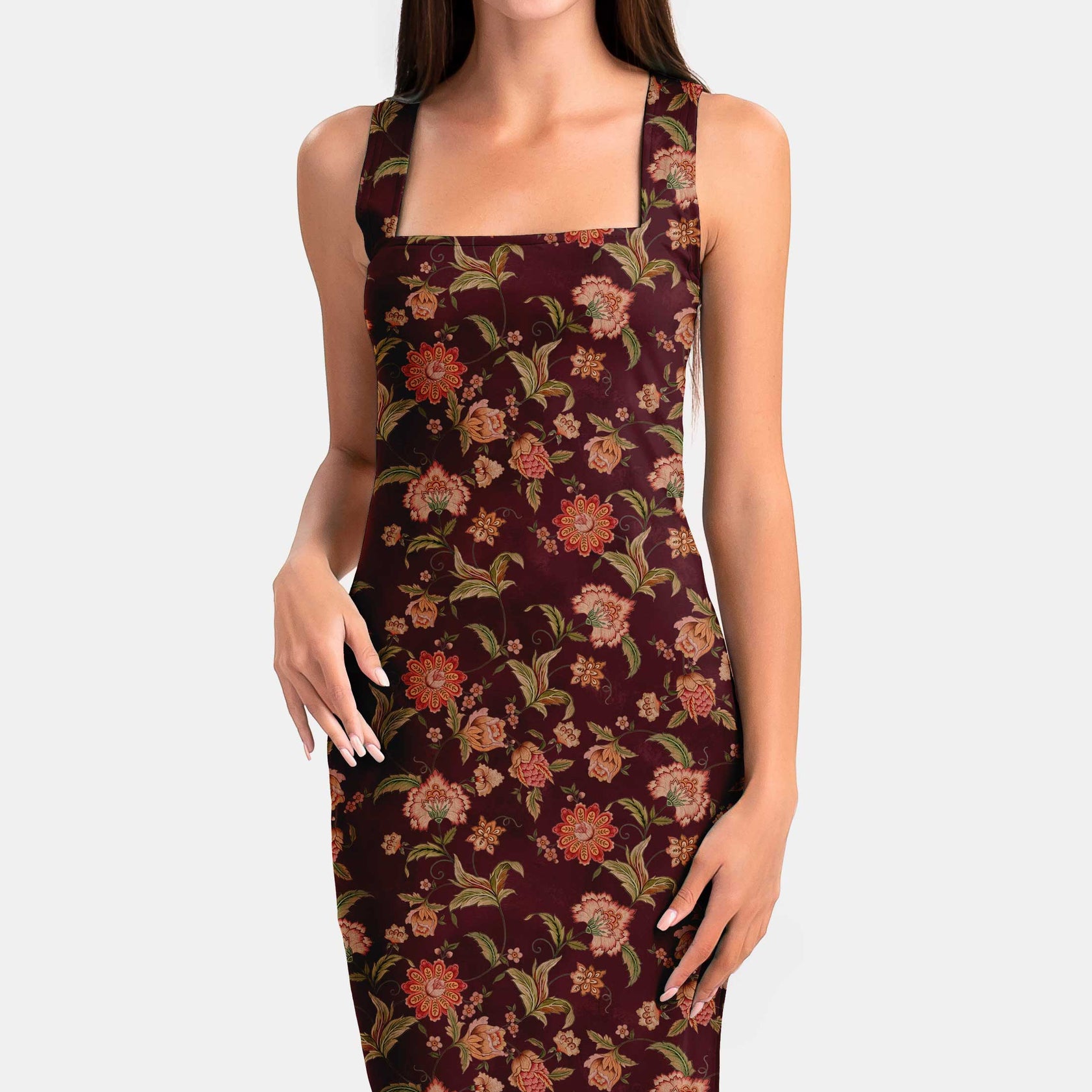 Chintz Gardens Kalamkari Print Fabric