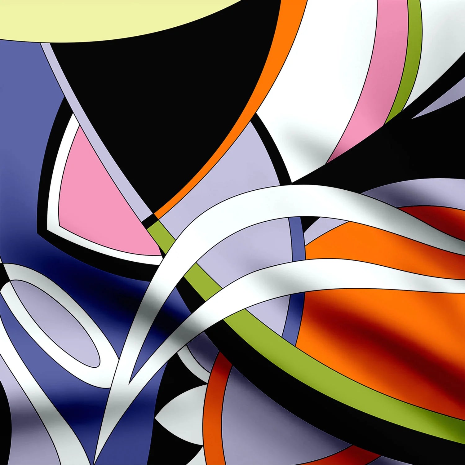 Electric Bliss Print Fabric