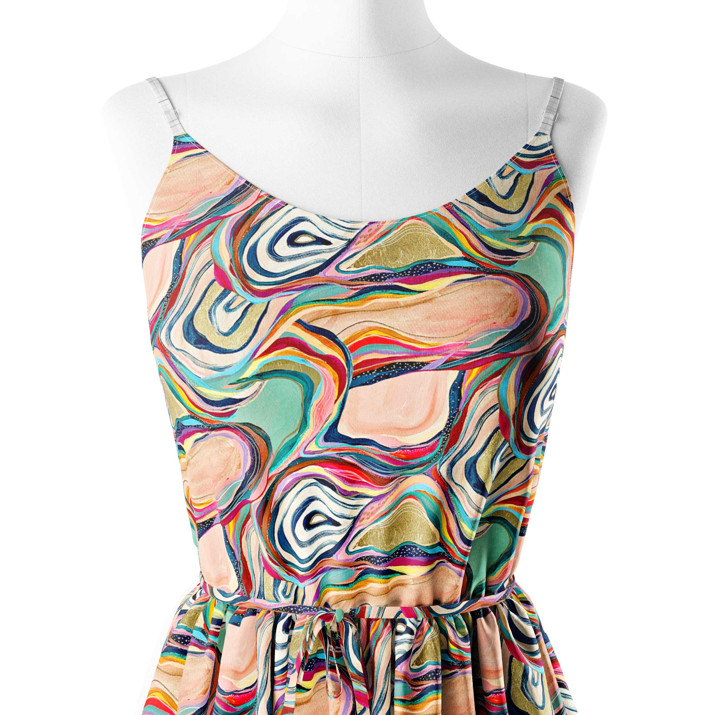 Inscrutable Ripple Print Fabric