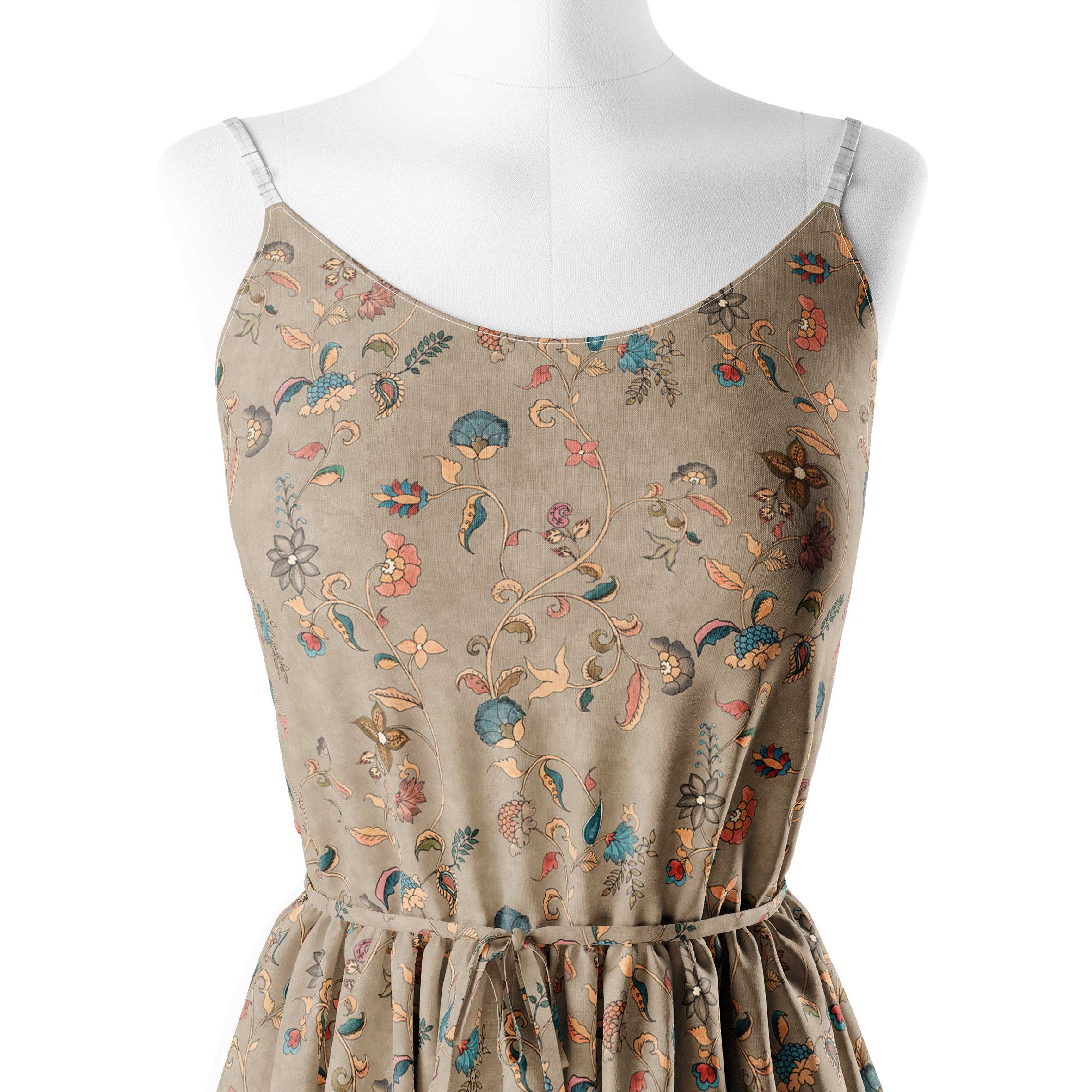 Alluring Heritage Print Fabric