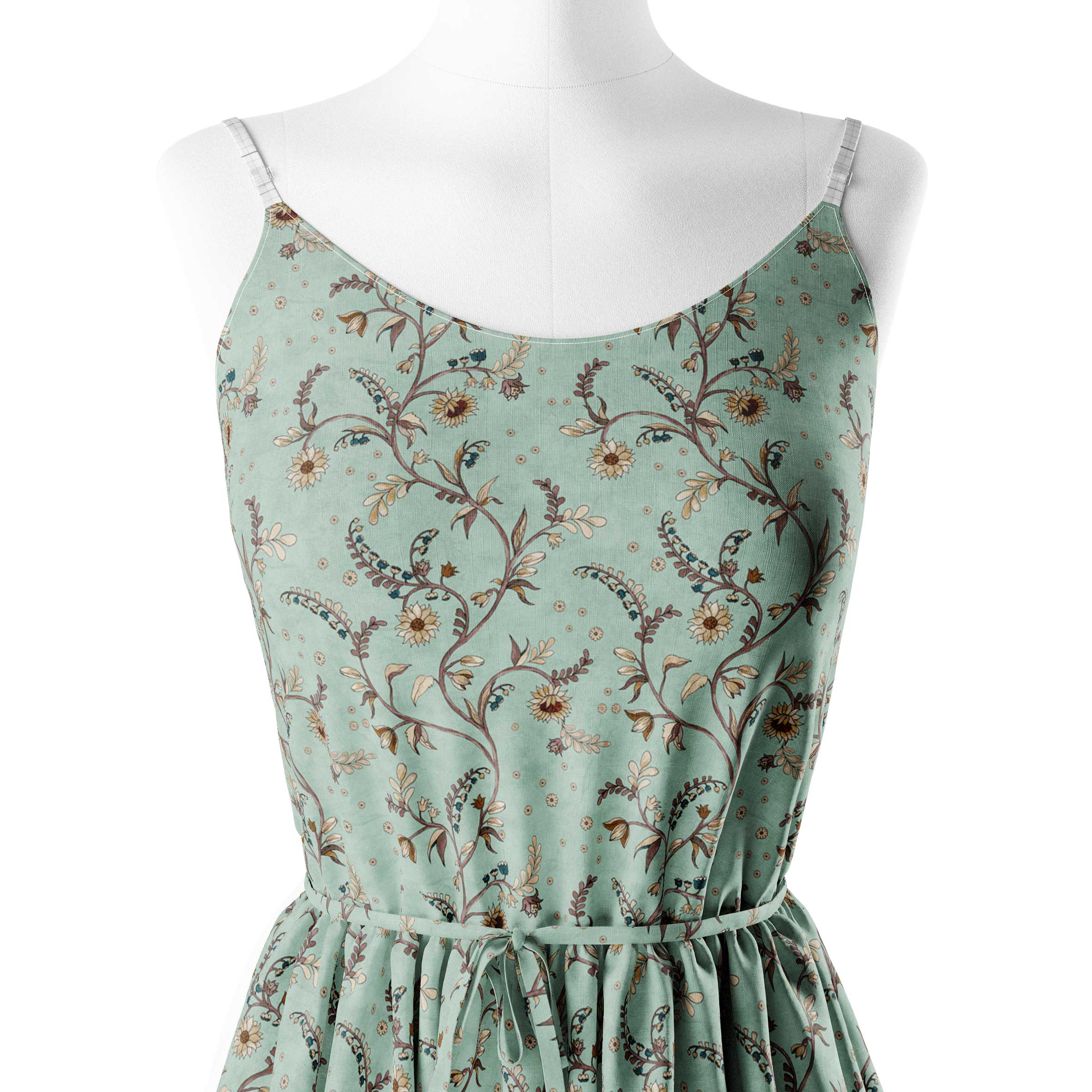 Blissful Vine Print Fabric