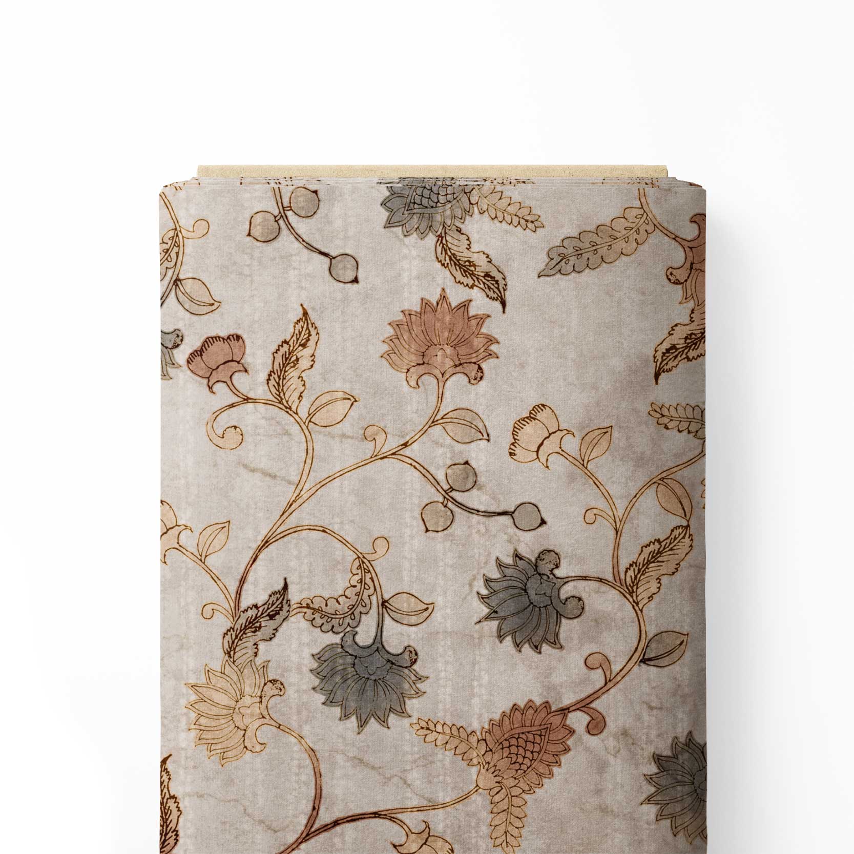 Oriental Floret Print Fabric