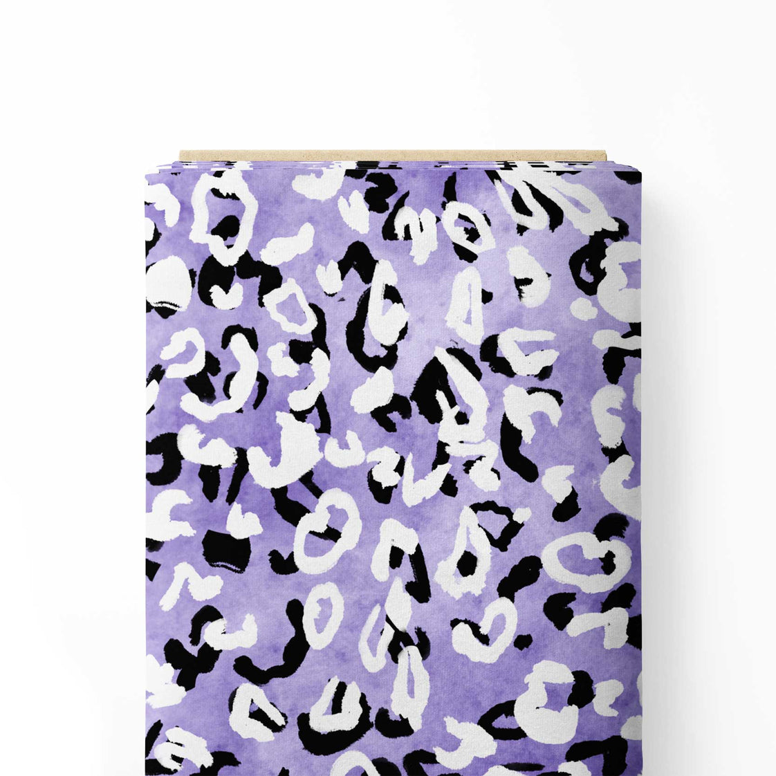Snow Leopard Print Fabric