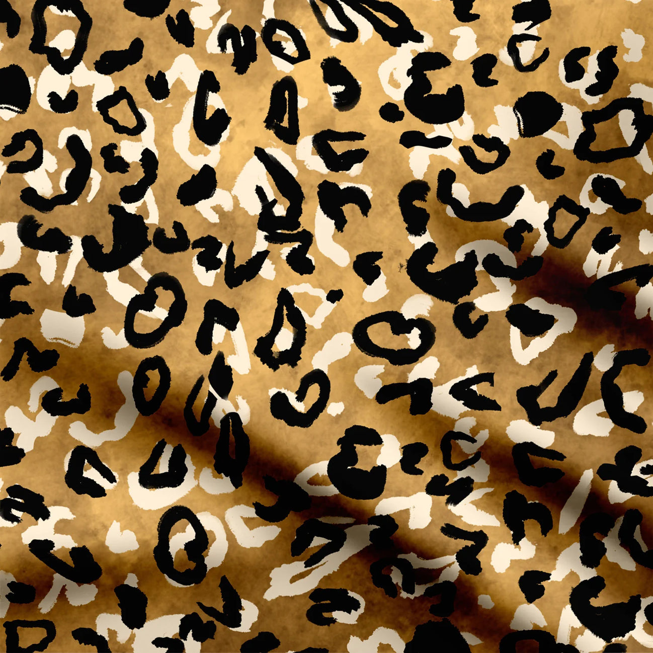 Brown Leopard Print Fabric