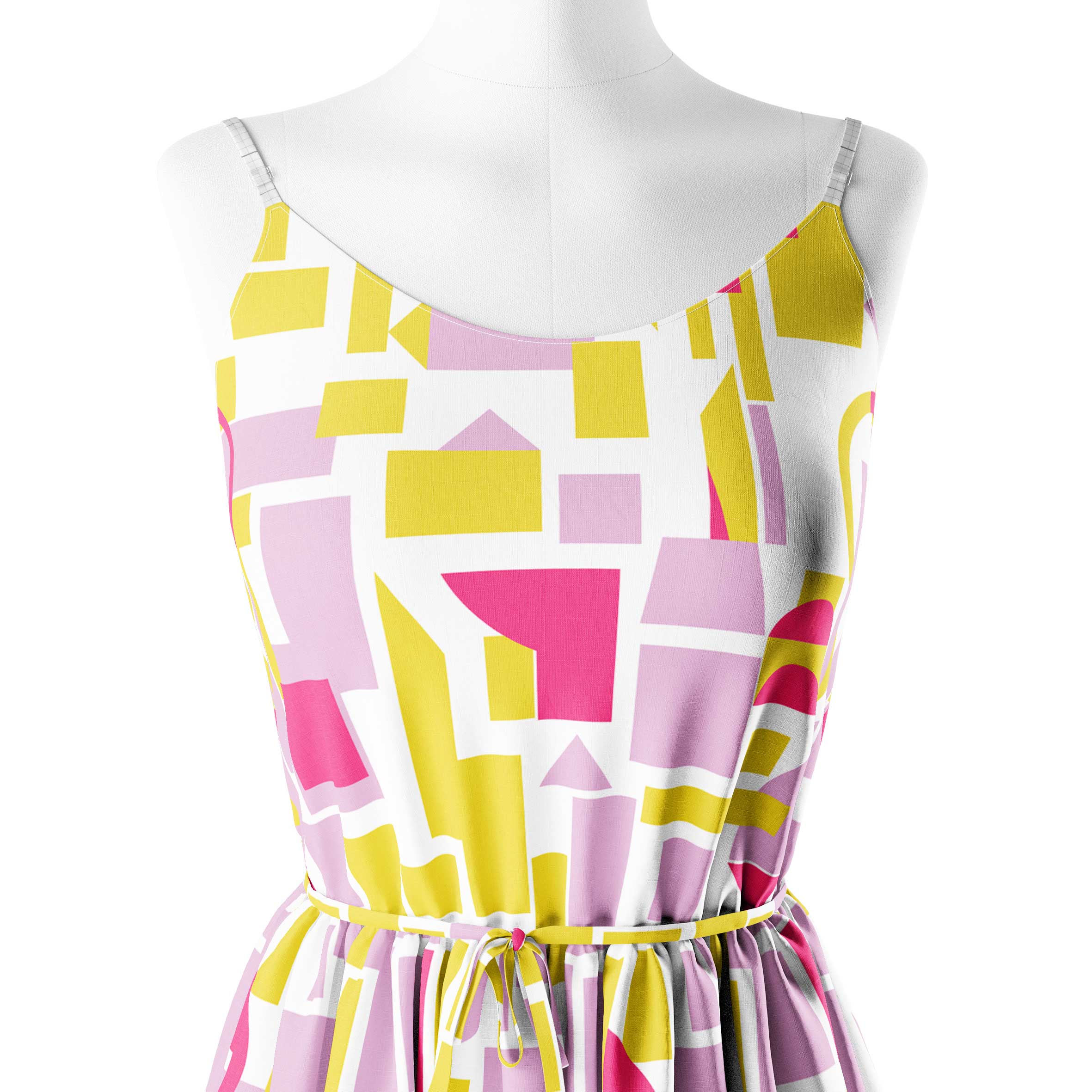 Lavender Mosaic Print Fabric