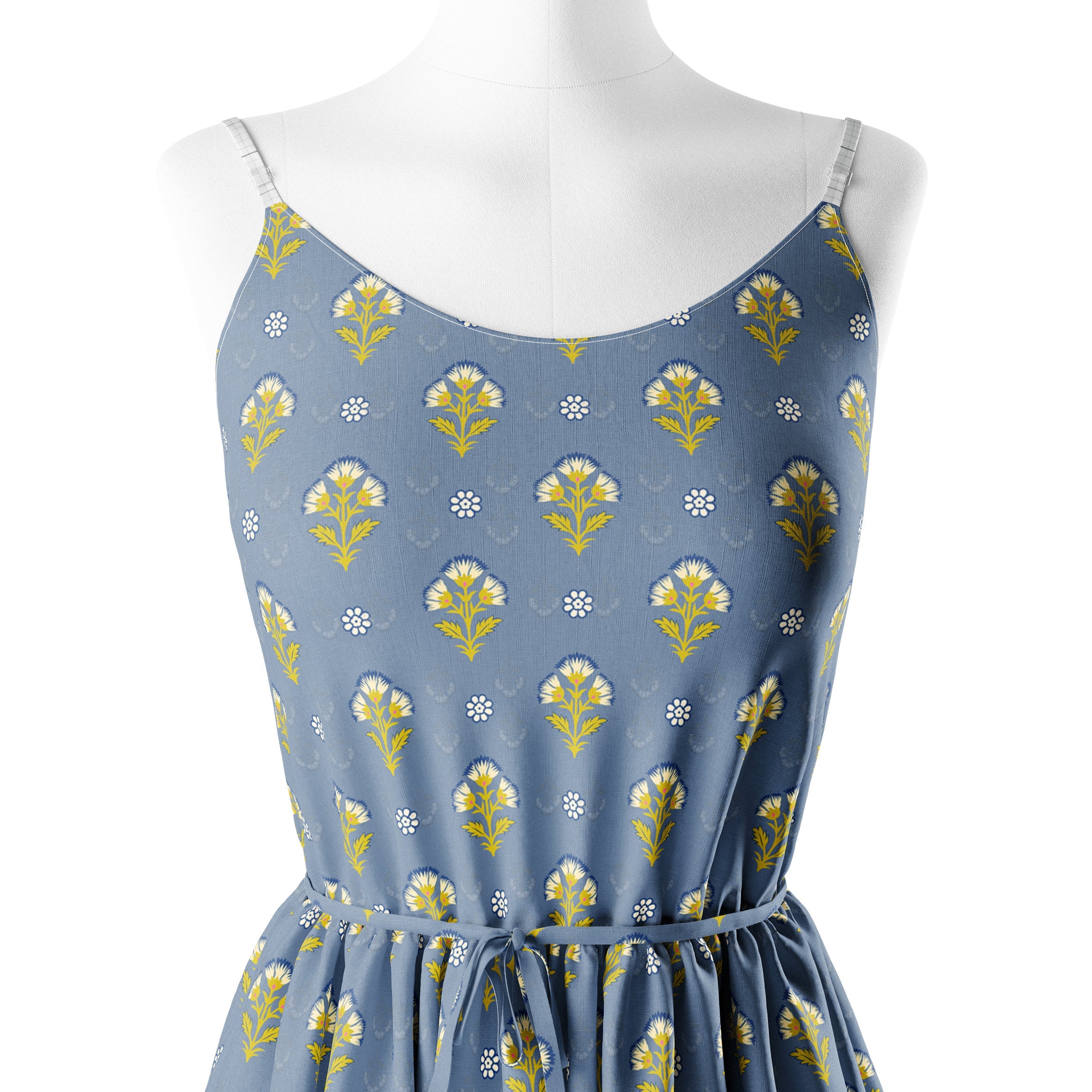 Campanulate flower blue