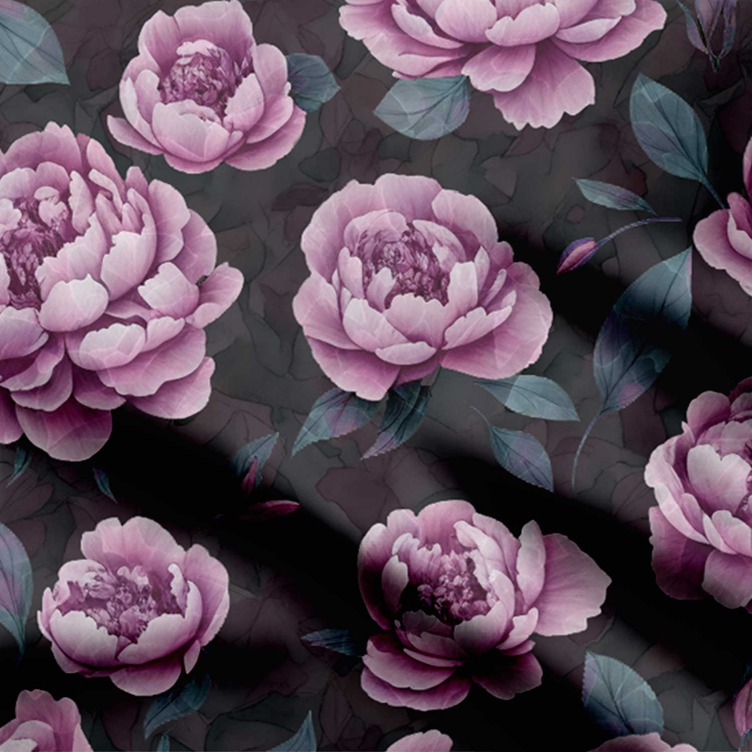 Watercolor Plum Peonies