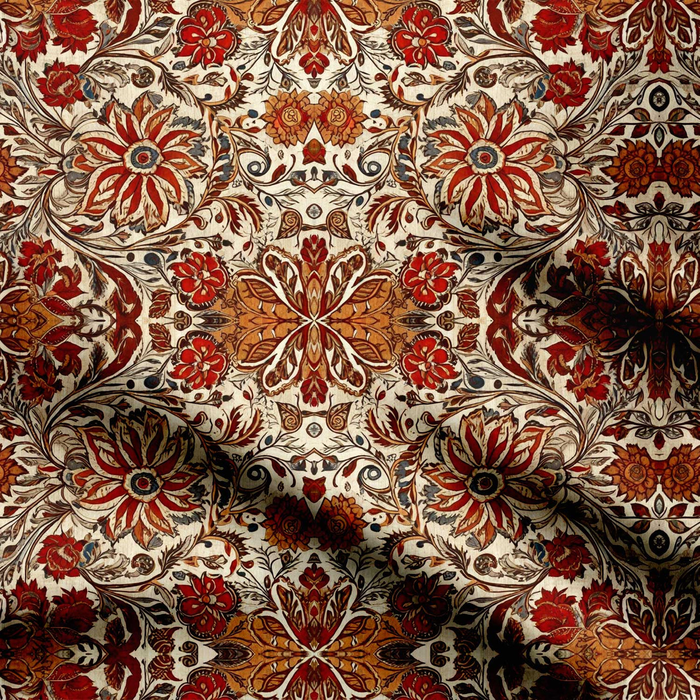 Kalamkari Mirror Design