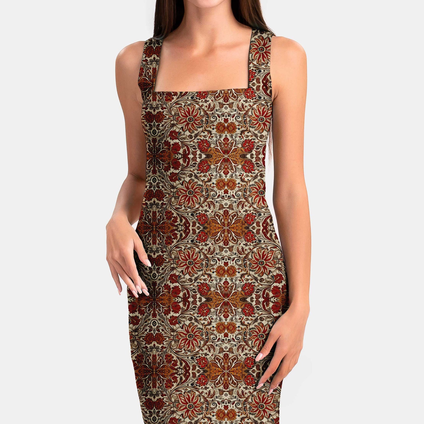 Kalamkari Mirror Design