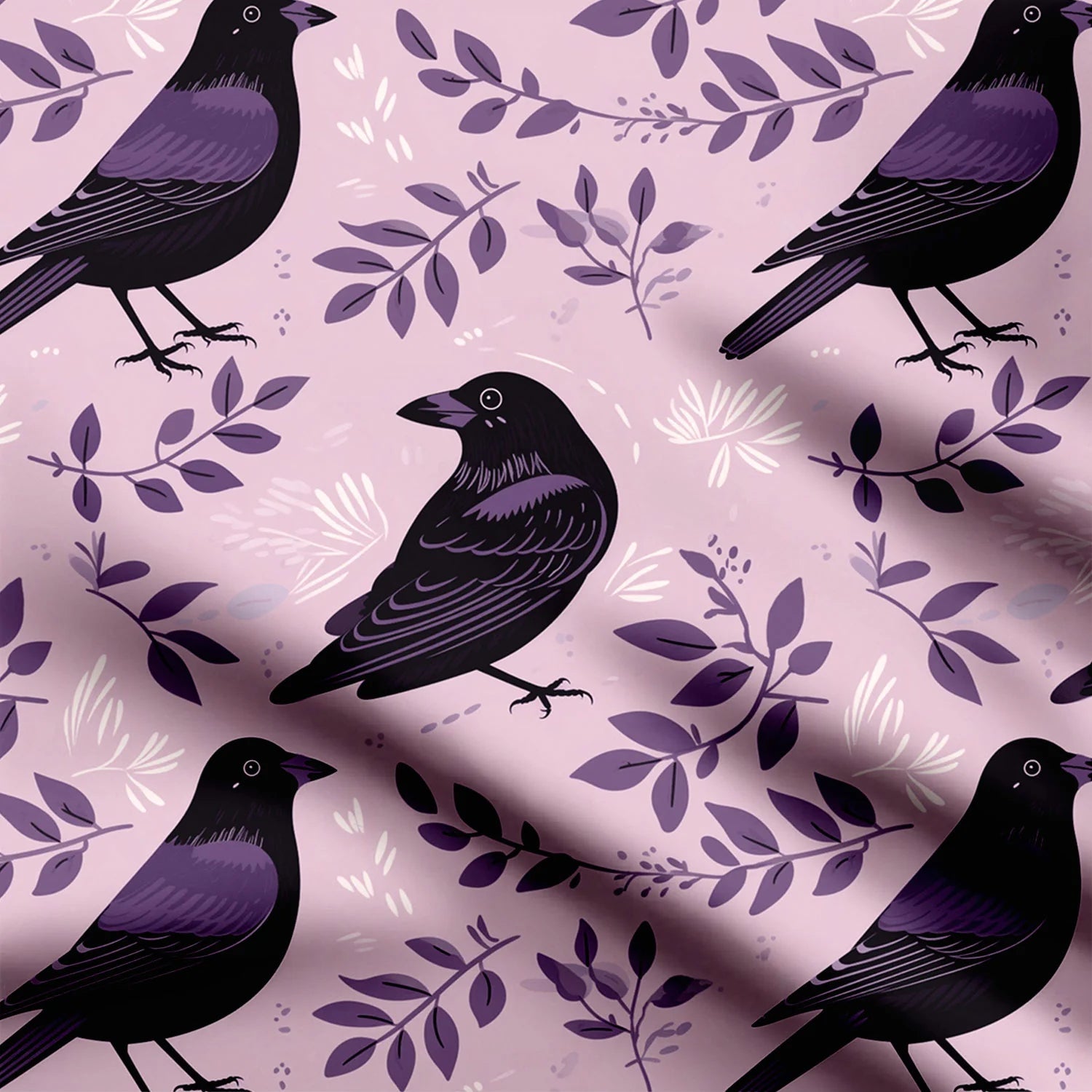 Witch's familiar Print Fabric