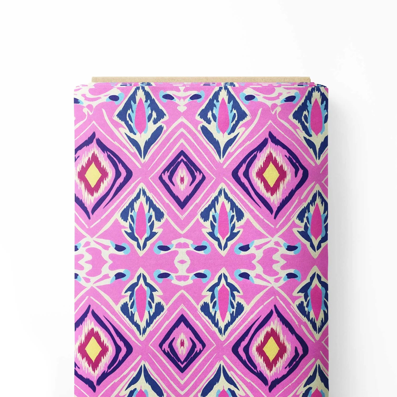 Princess Peach Ikat Print Fabric