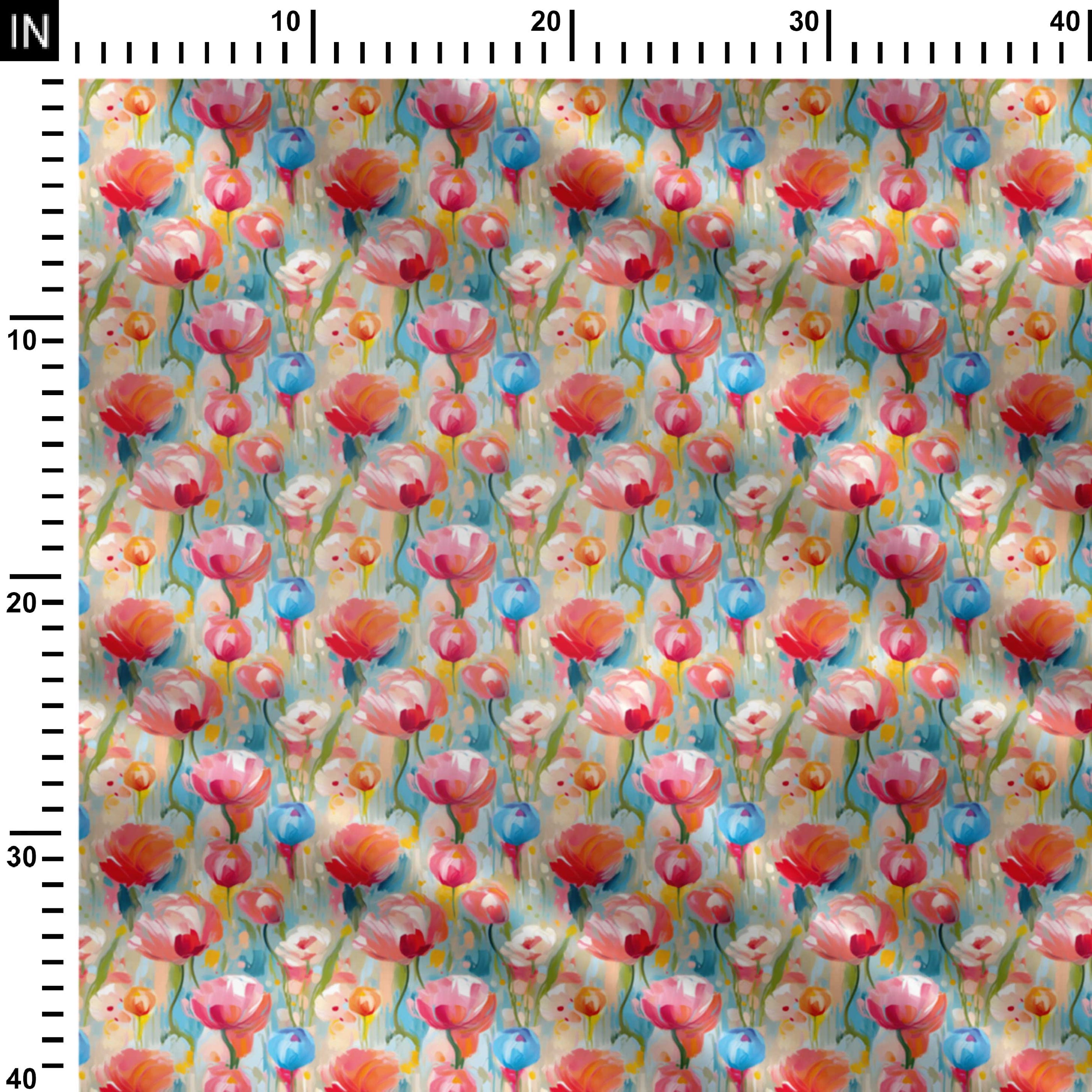 Water Darwins Print Fabric