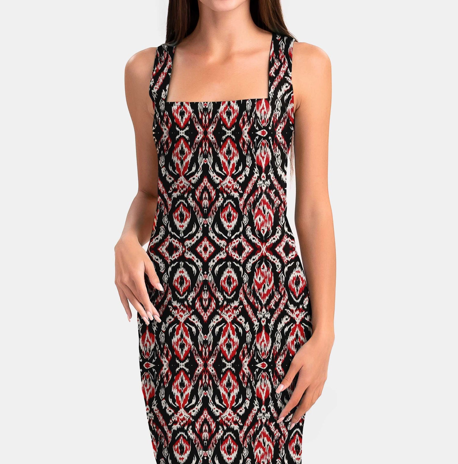 Ikat Design Print Fabric